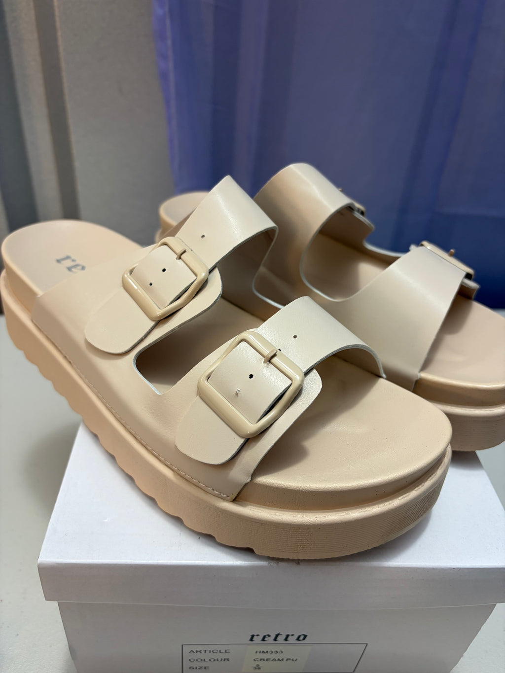 Evie- Double Strap Sandal.
