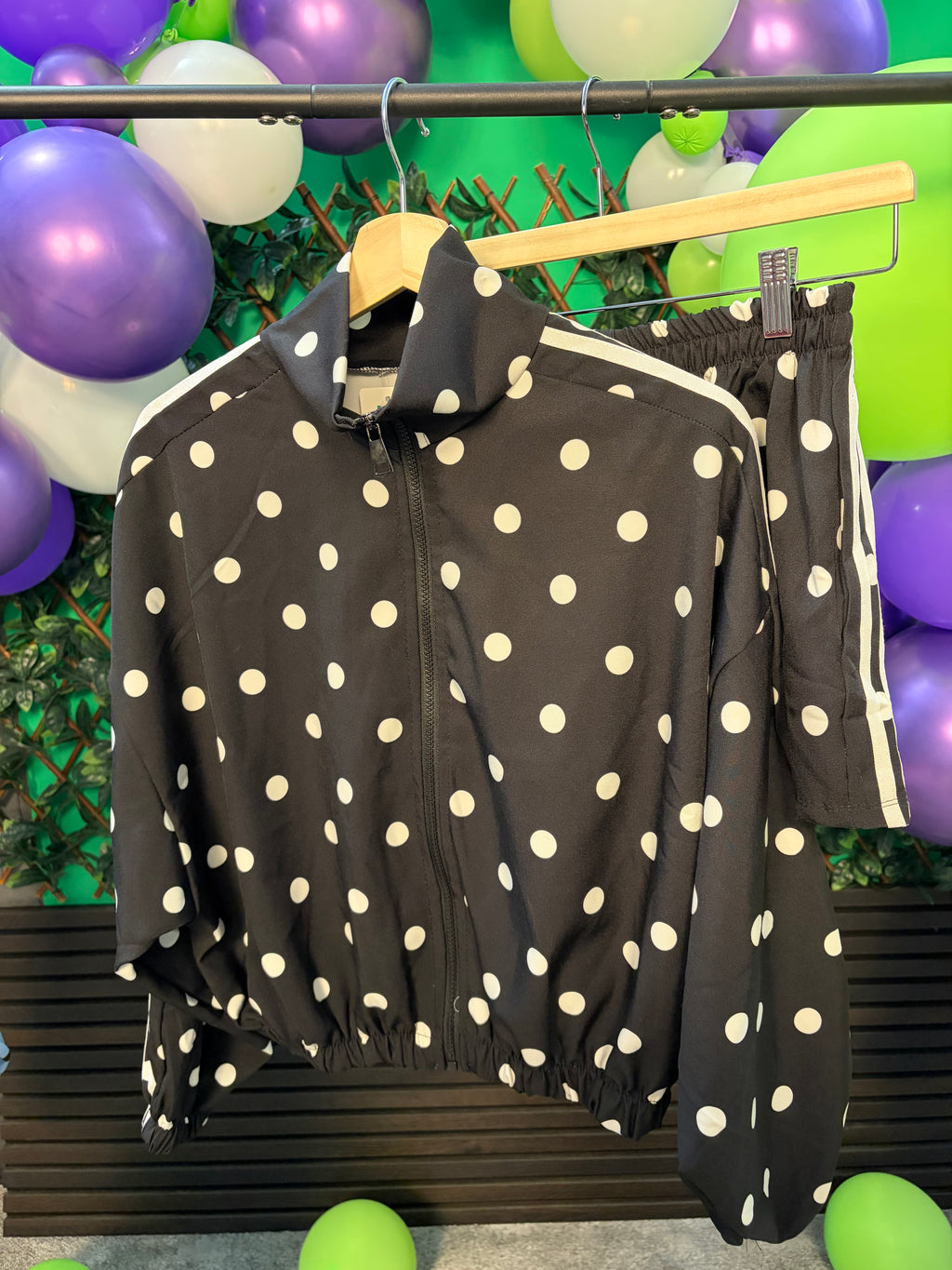Dottie- Polka Dot Jacket and Shorts