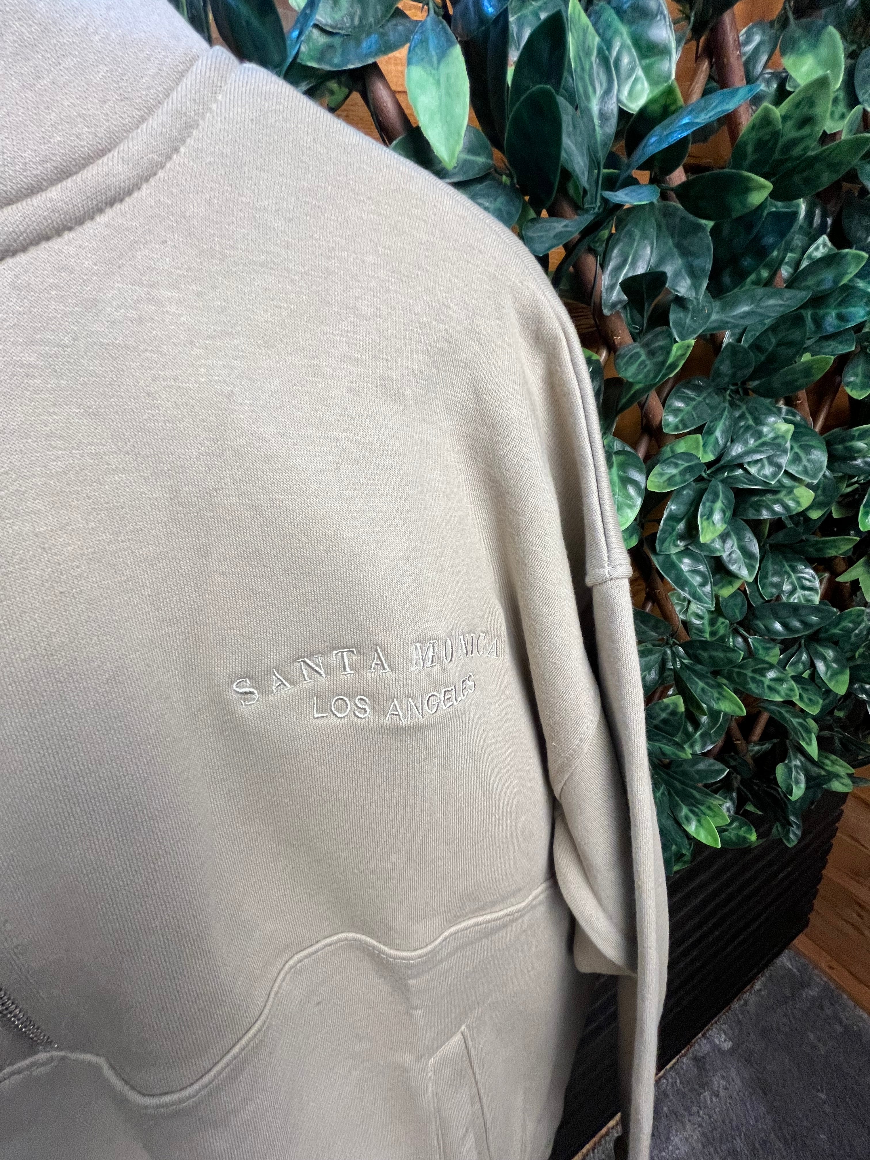 Santa Monica Half Zip Fleece Lined Jumper.