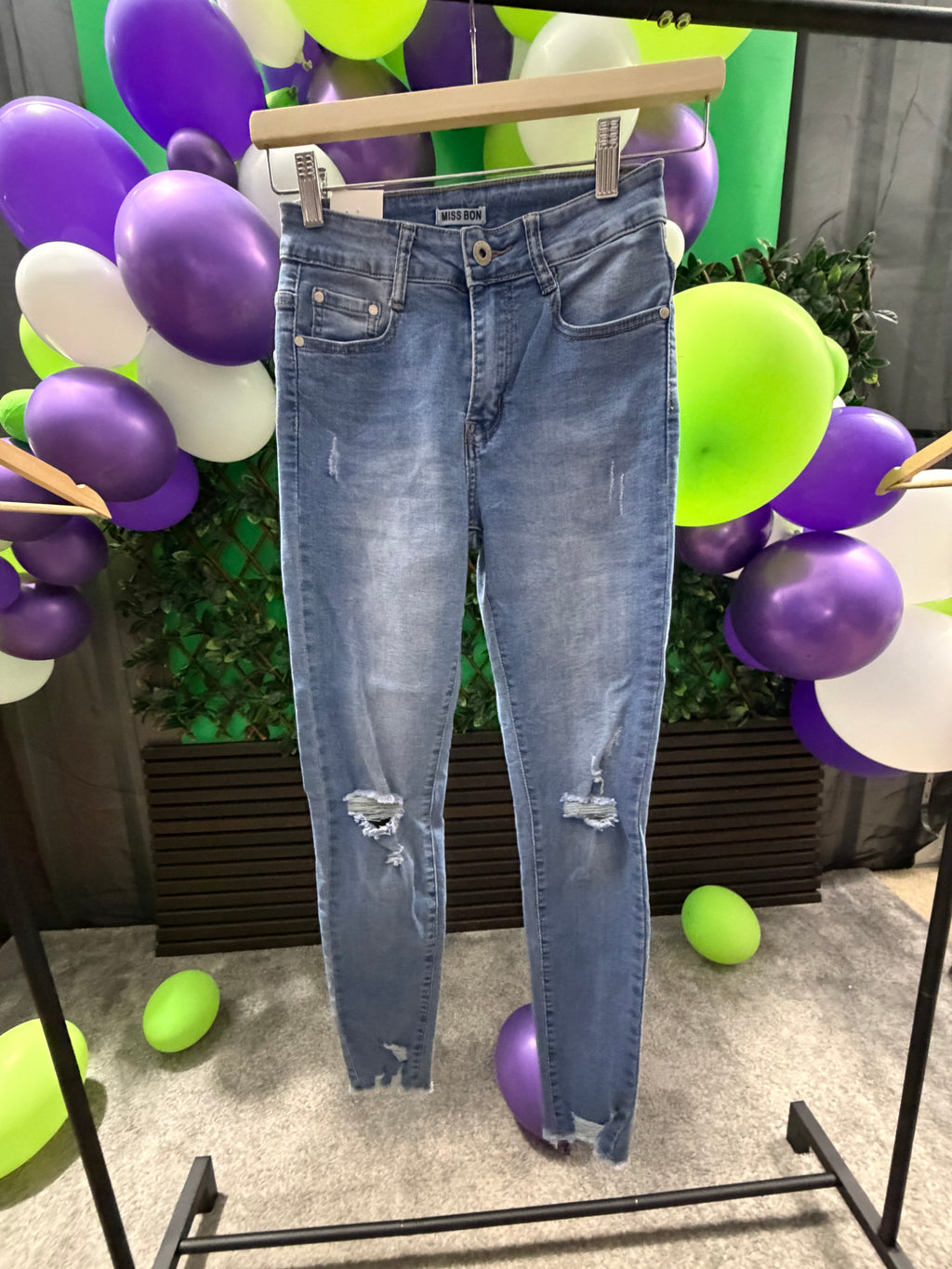 Skinny, Ripped Jeans