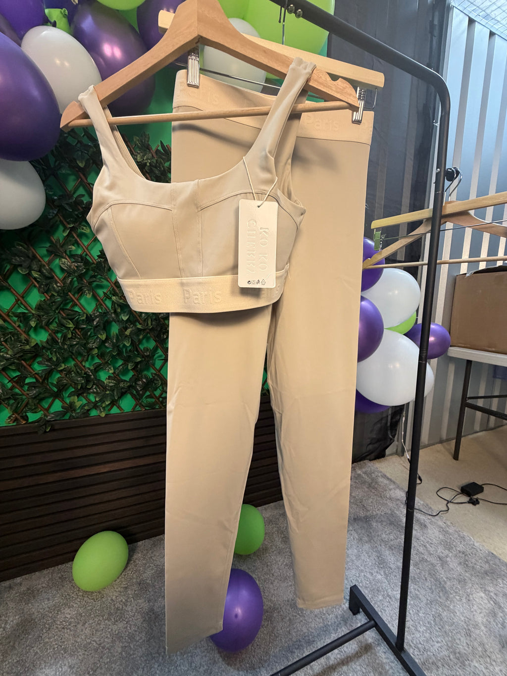 Gym Set with Paris Detail