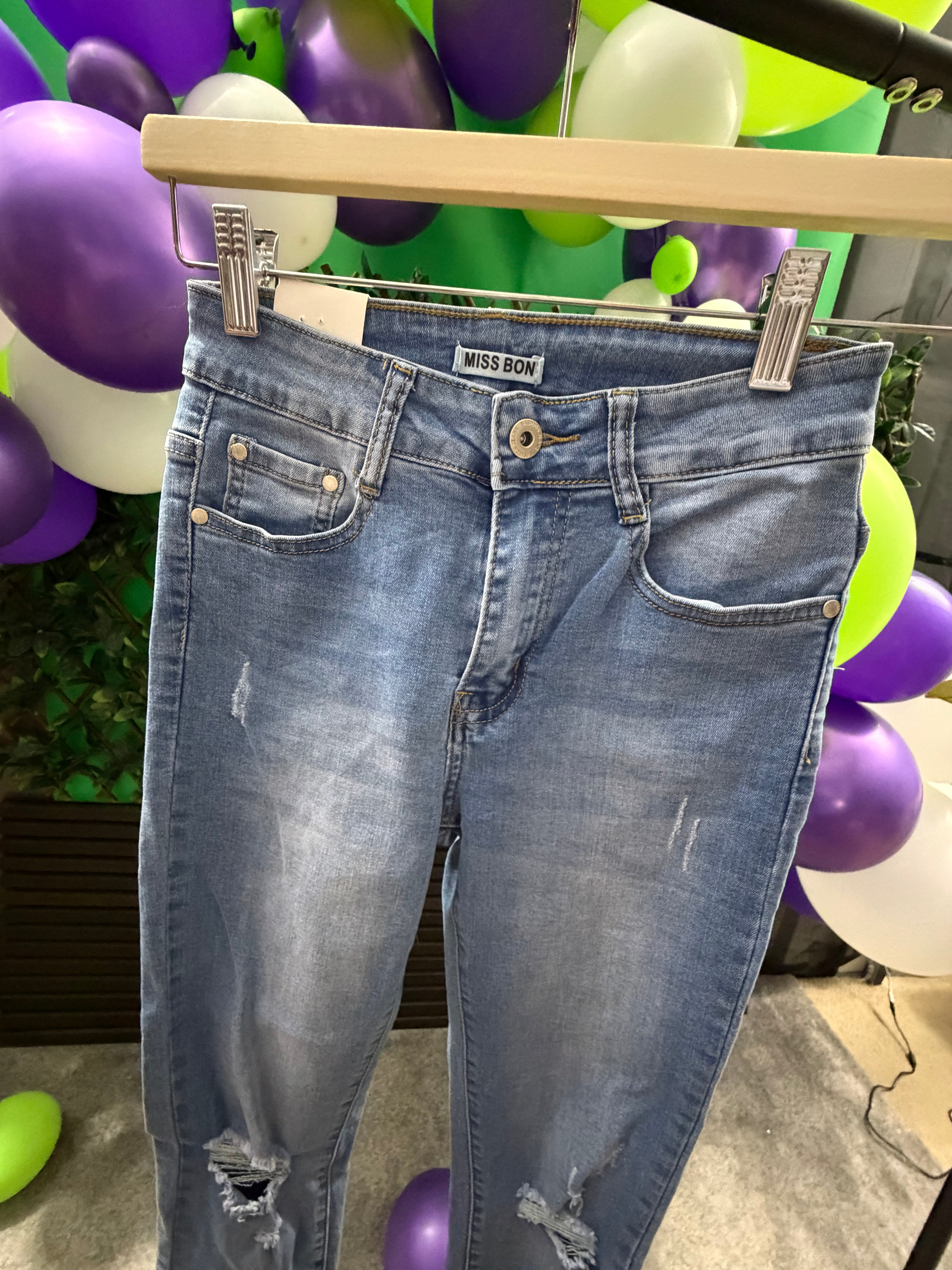 Skinny, Ripped Jeans