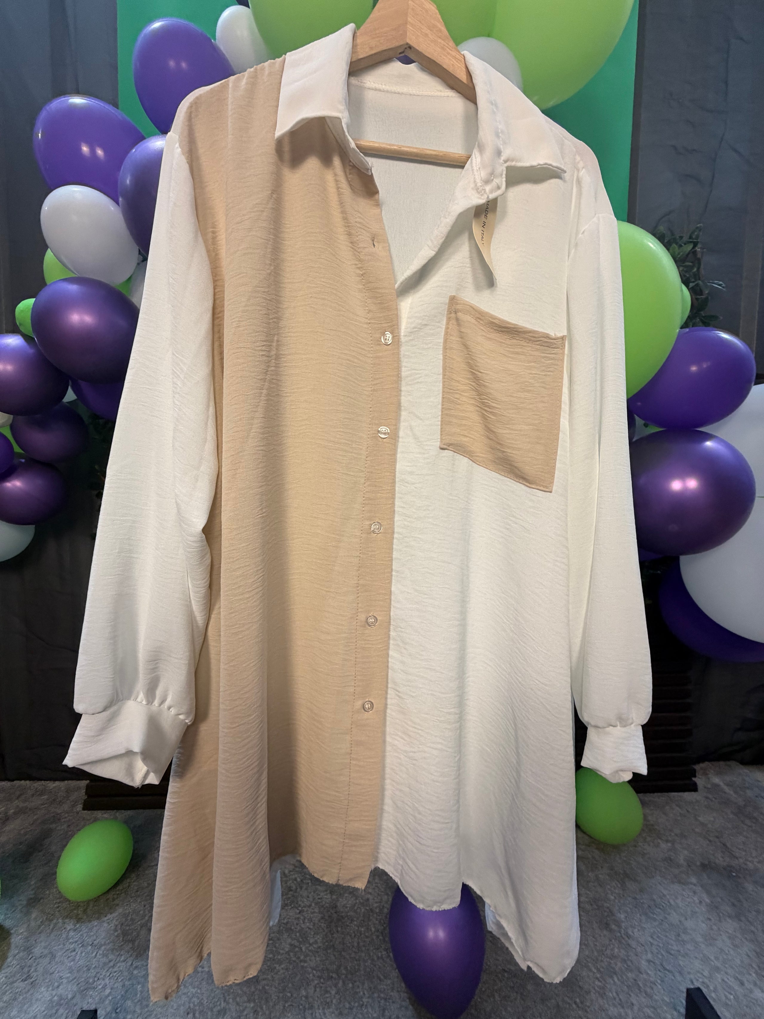 Oversized, Button Up Shirt