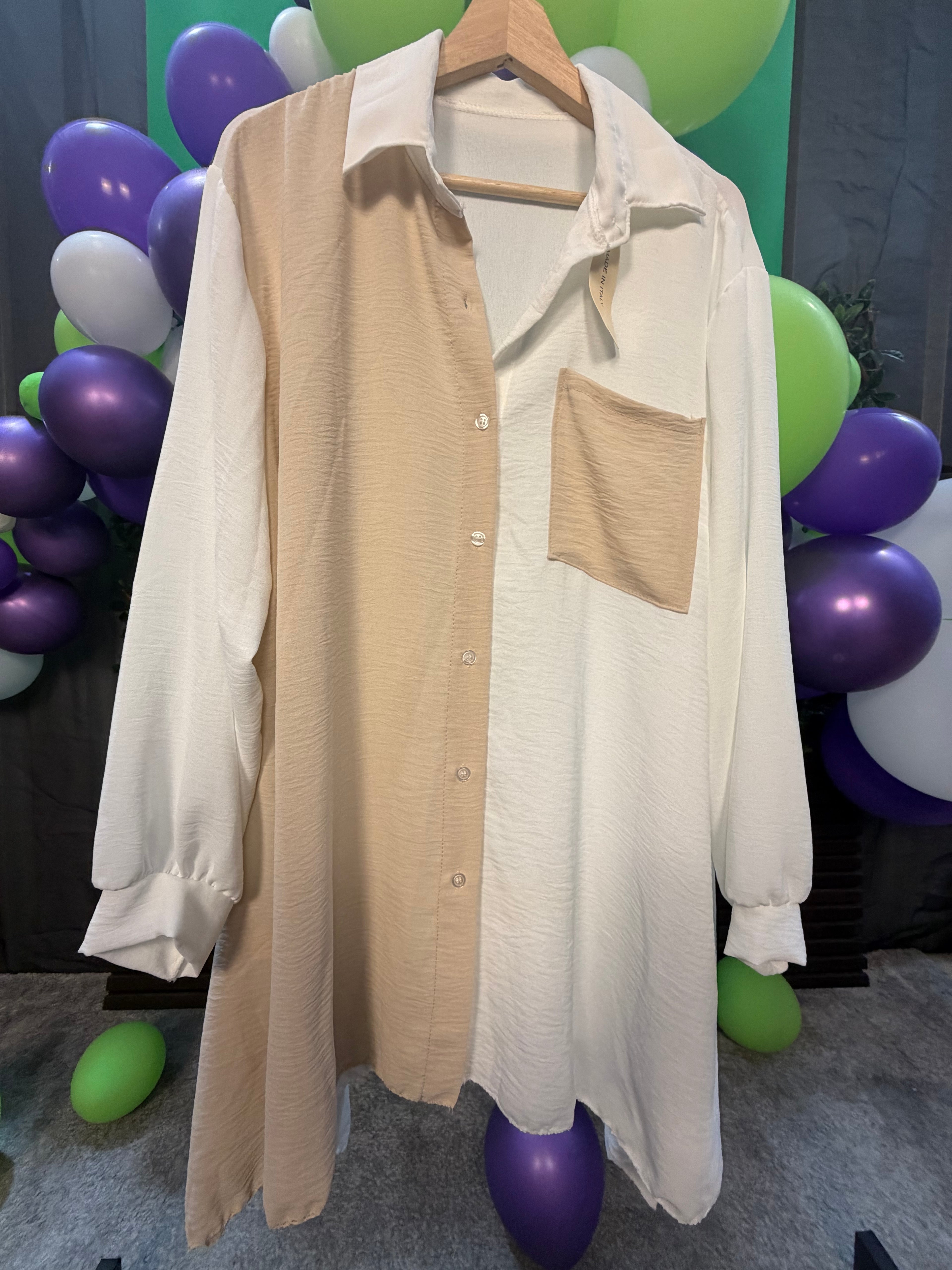 Oversized, Button Up Shirt