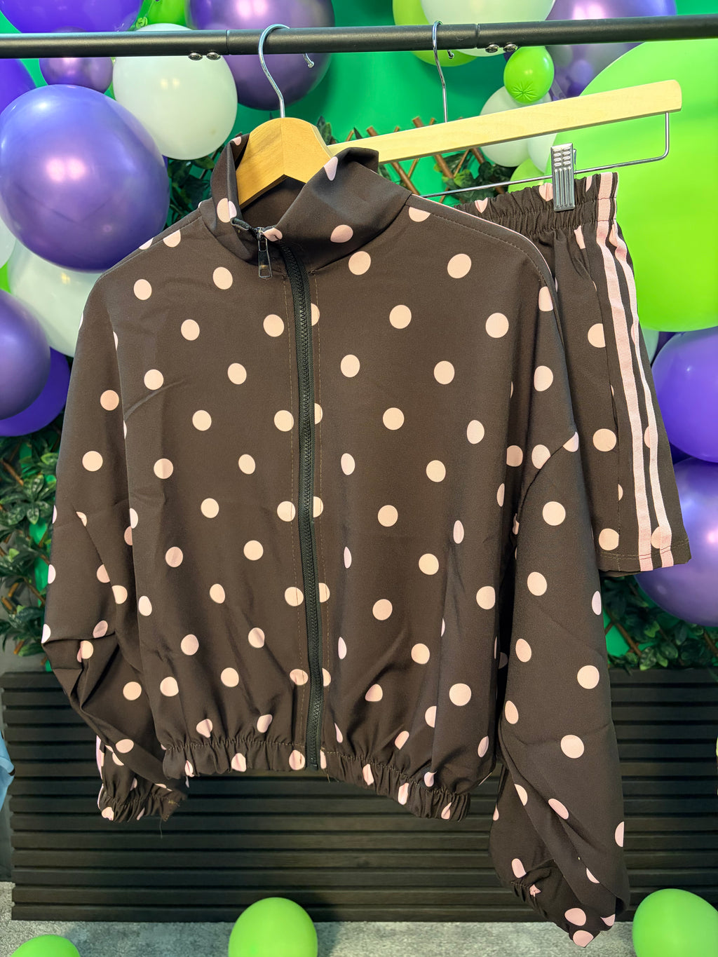 Dottie- Polka Dot Jacket and Shorts