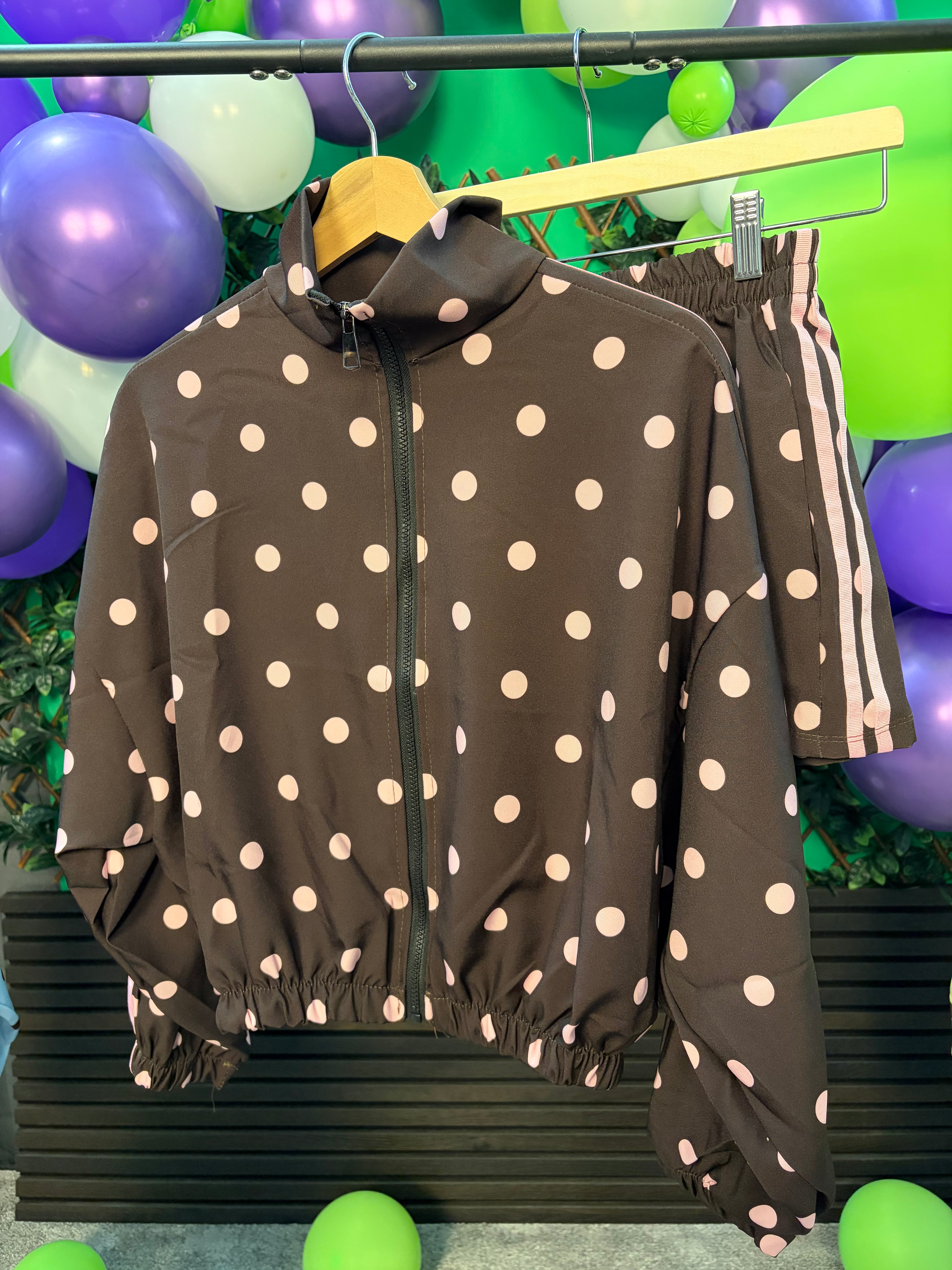Dottie- Polka Dot Jacket and Shorts