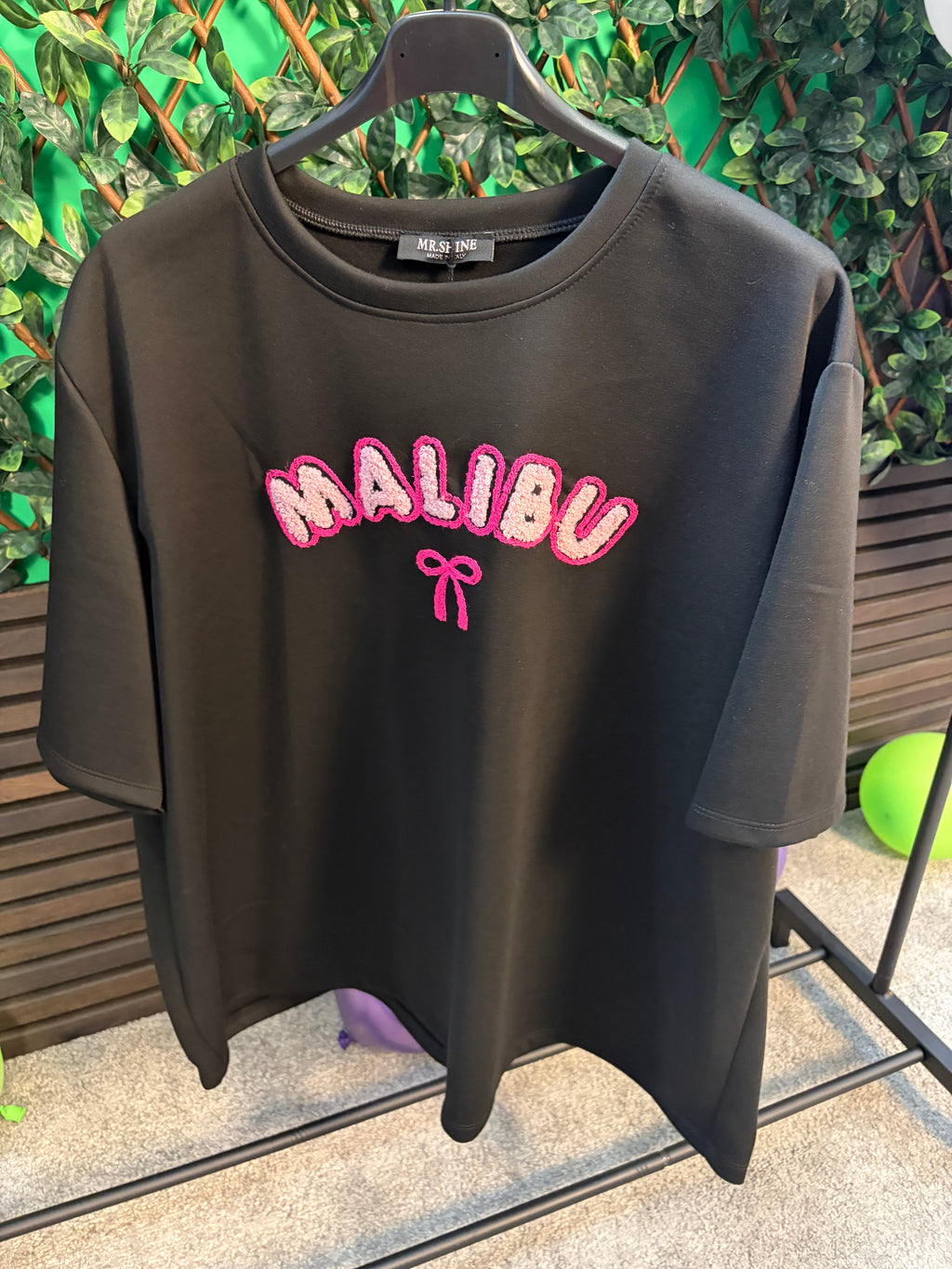 PLUS SIZE “Malibu” Soft feel, scuba style t-shirt (16-24).