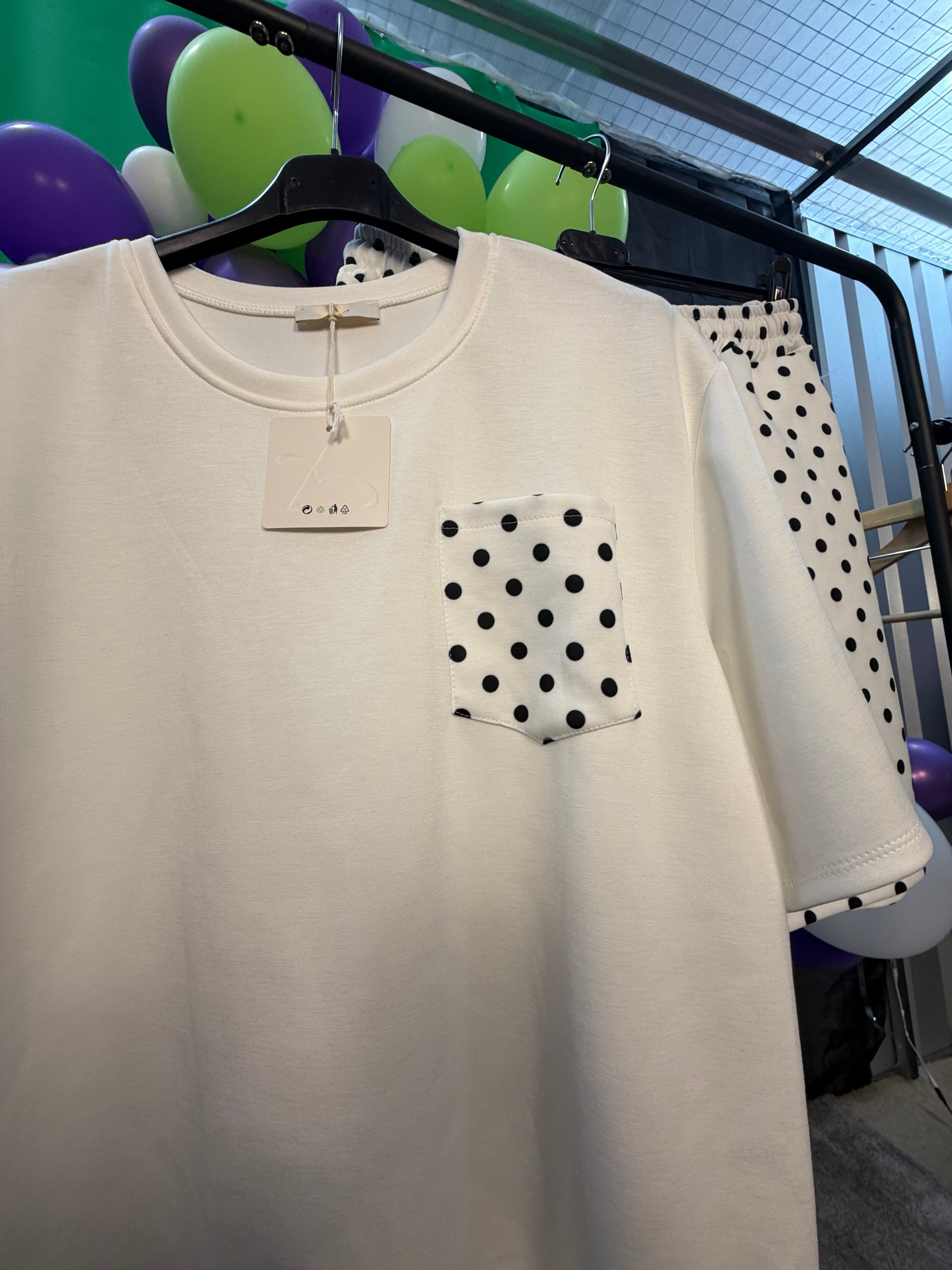ROSIE- One Size 14-22 Polka Dot Co-Ord