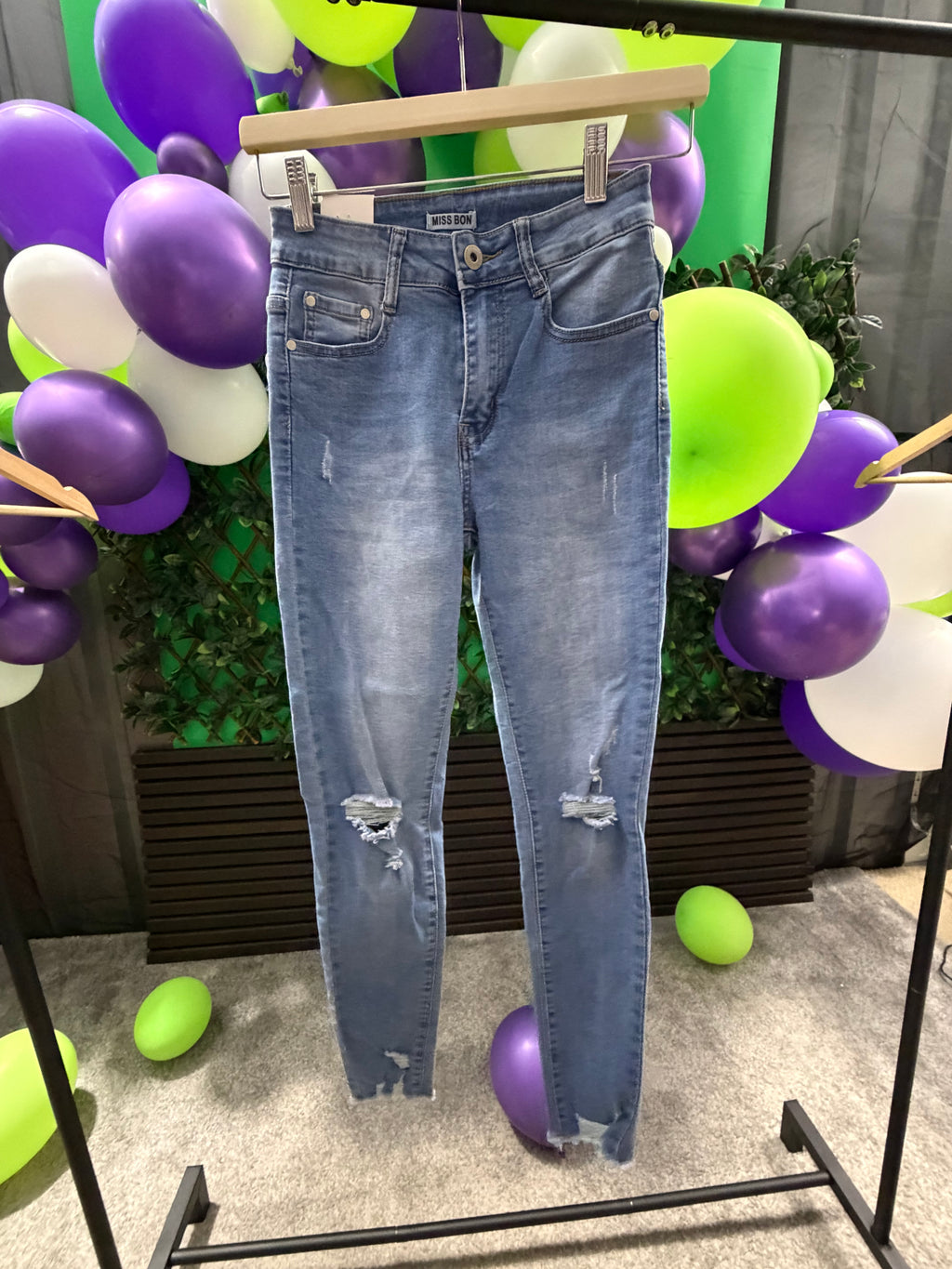 Skinny, Ripped Jeans