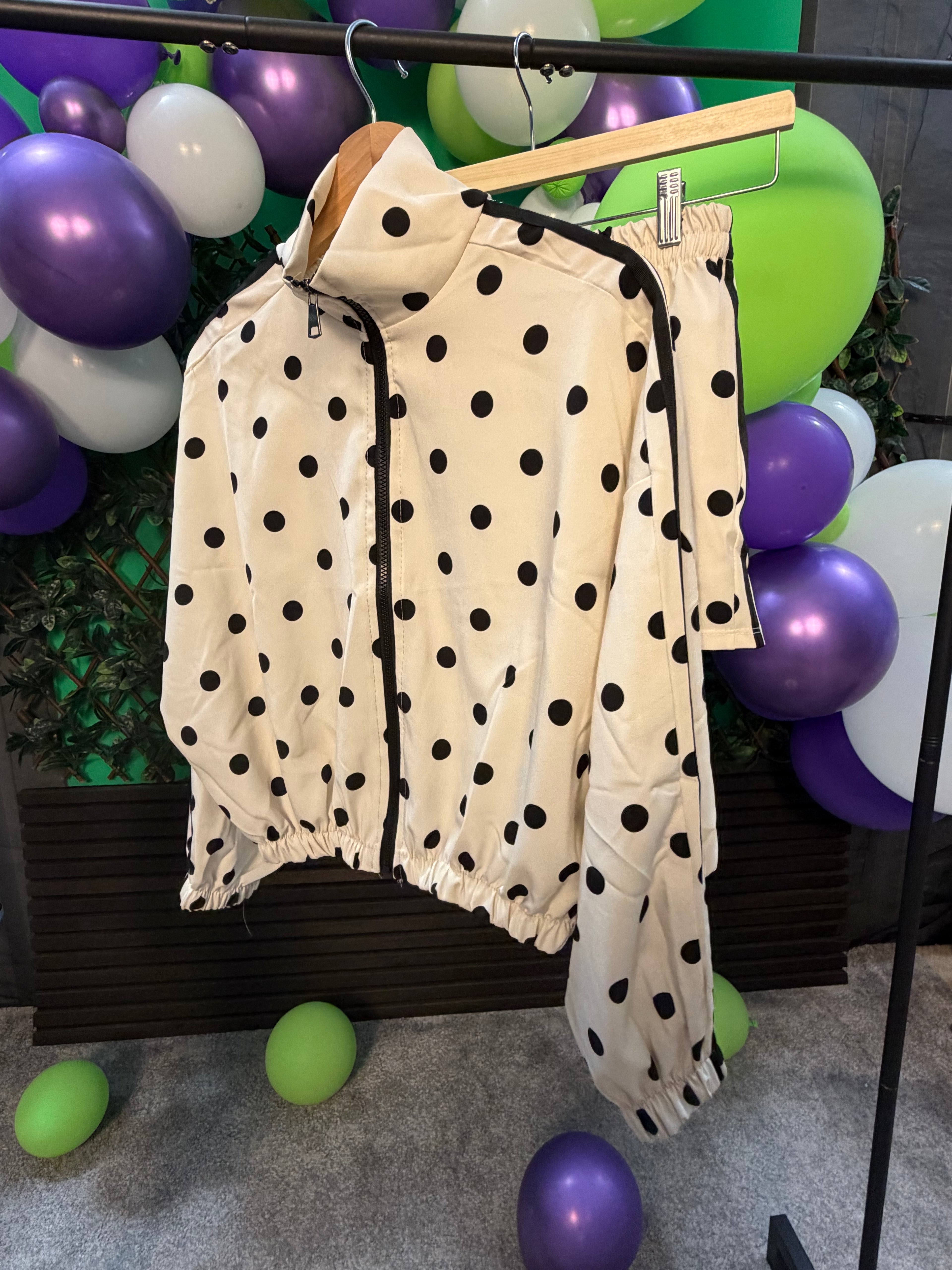 Dottie- Polka Dot Jacket and Shorts