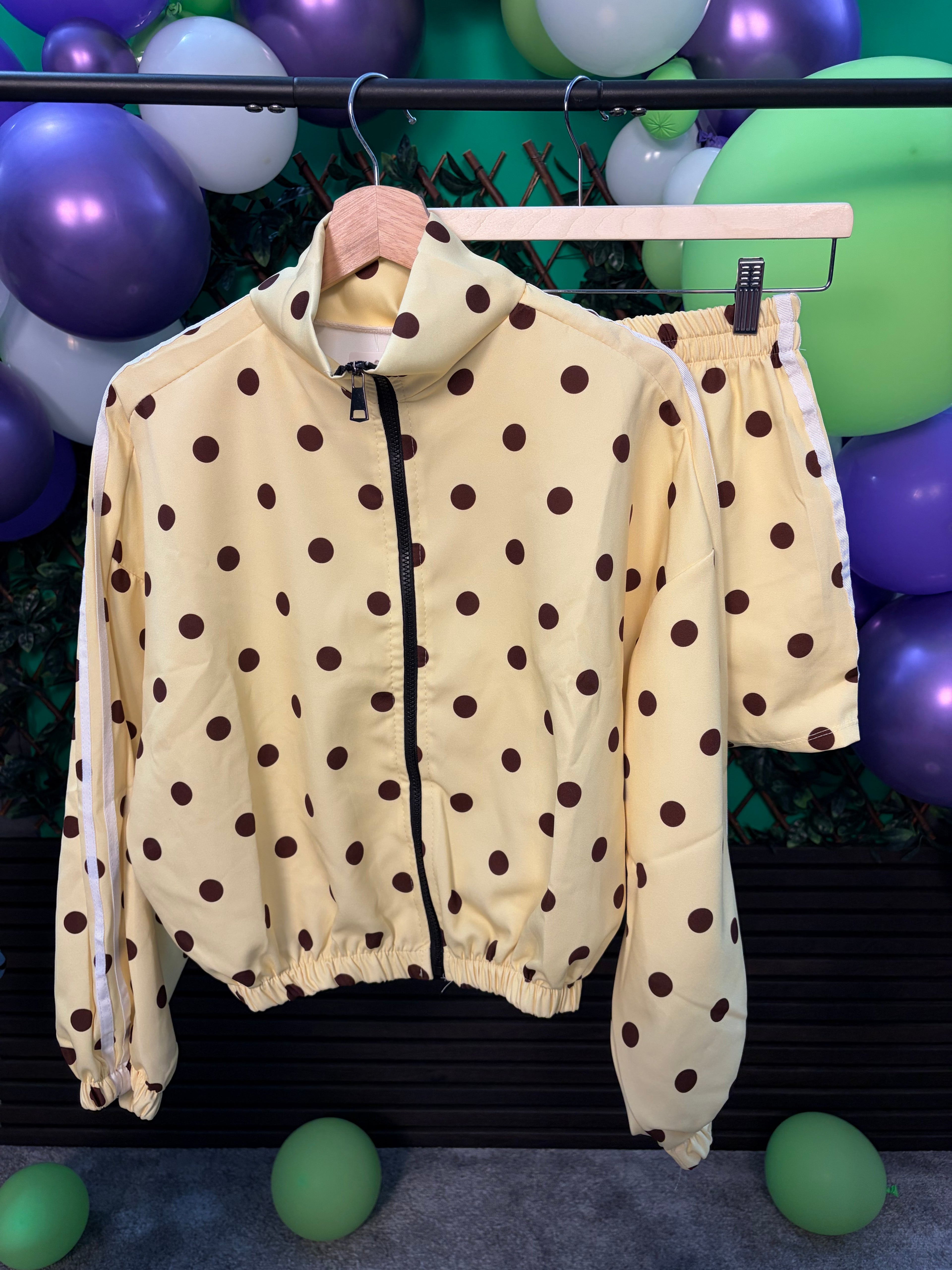Dottie- Polka Dot Jacket and Shorts