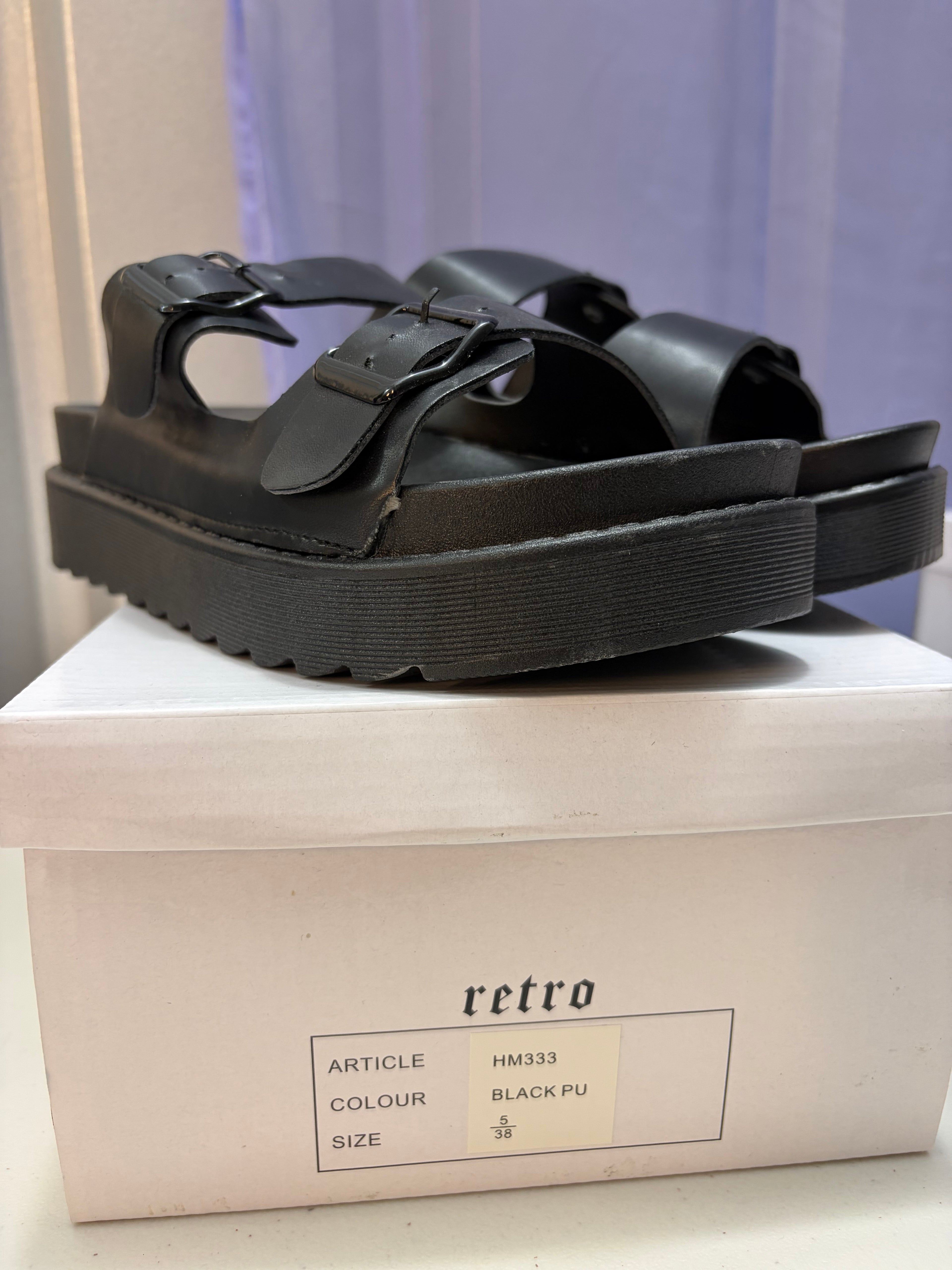 Evie- Double Strap Sandal.