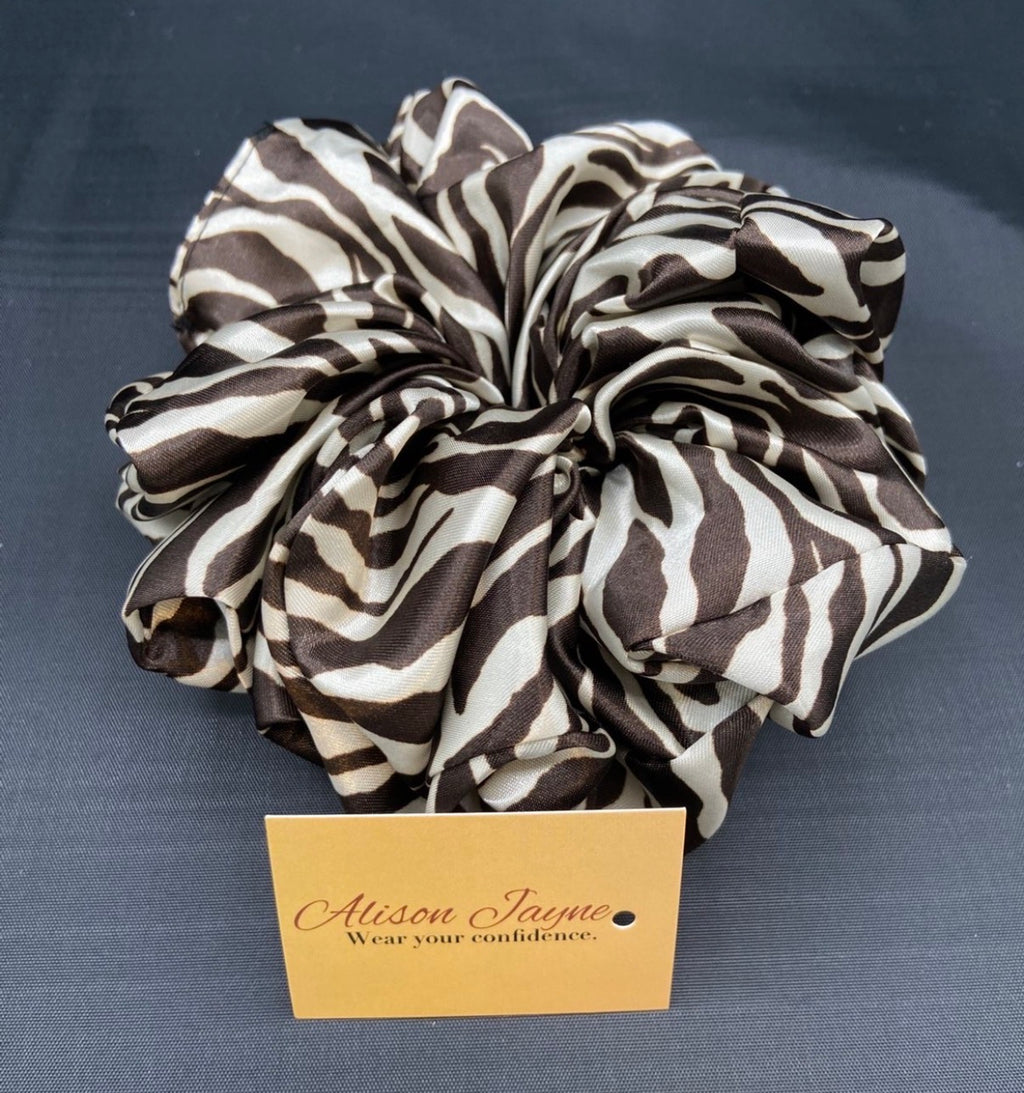 XL Zebra Stripe Scrunchie