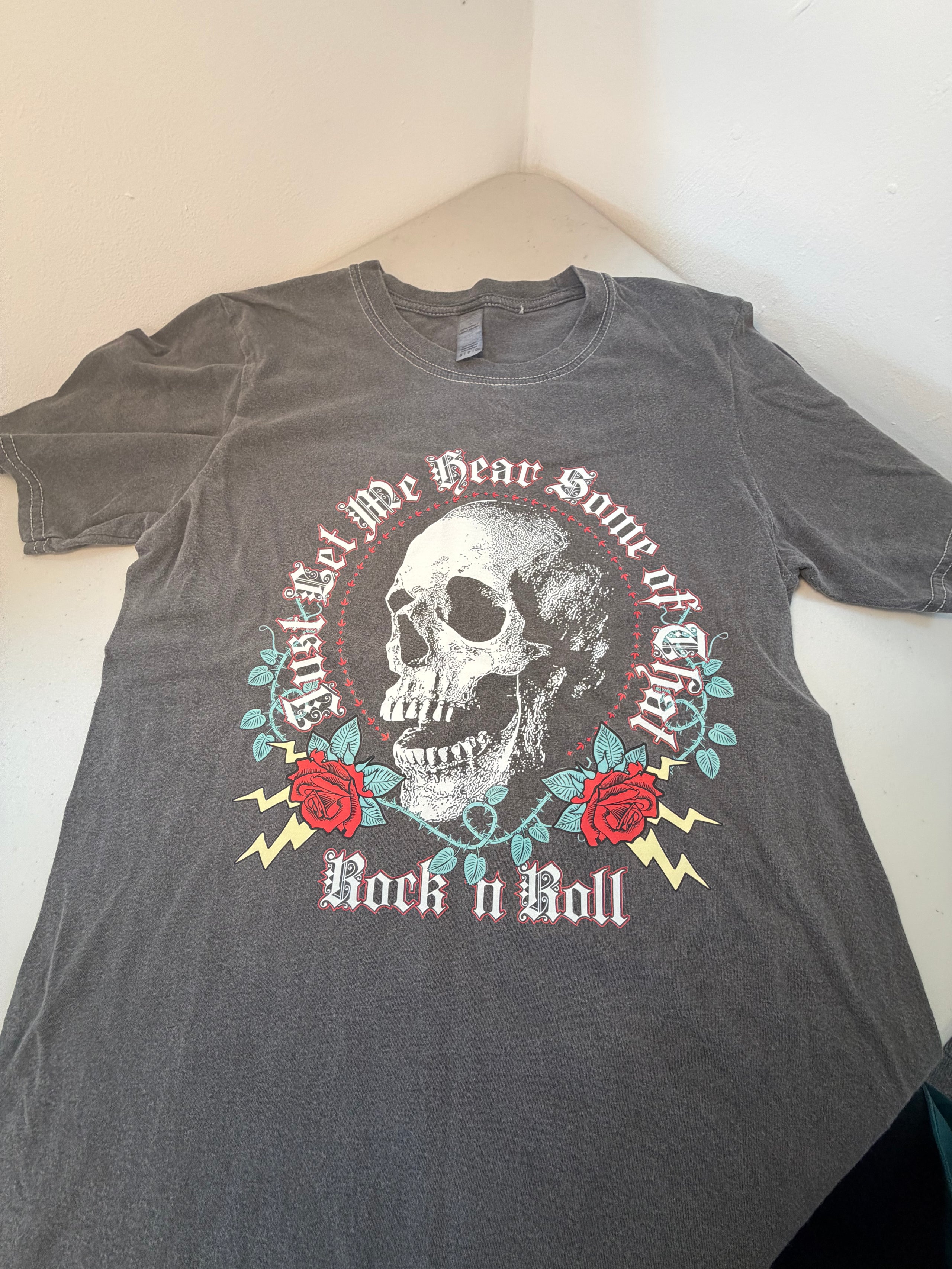 Rock & Roll Skull T-Shirt