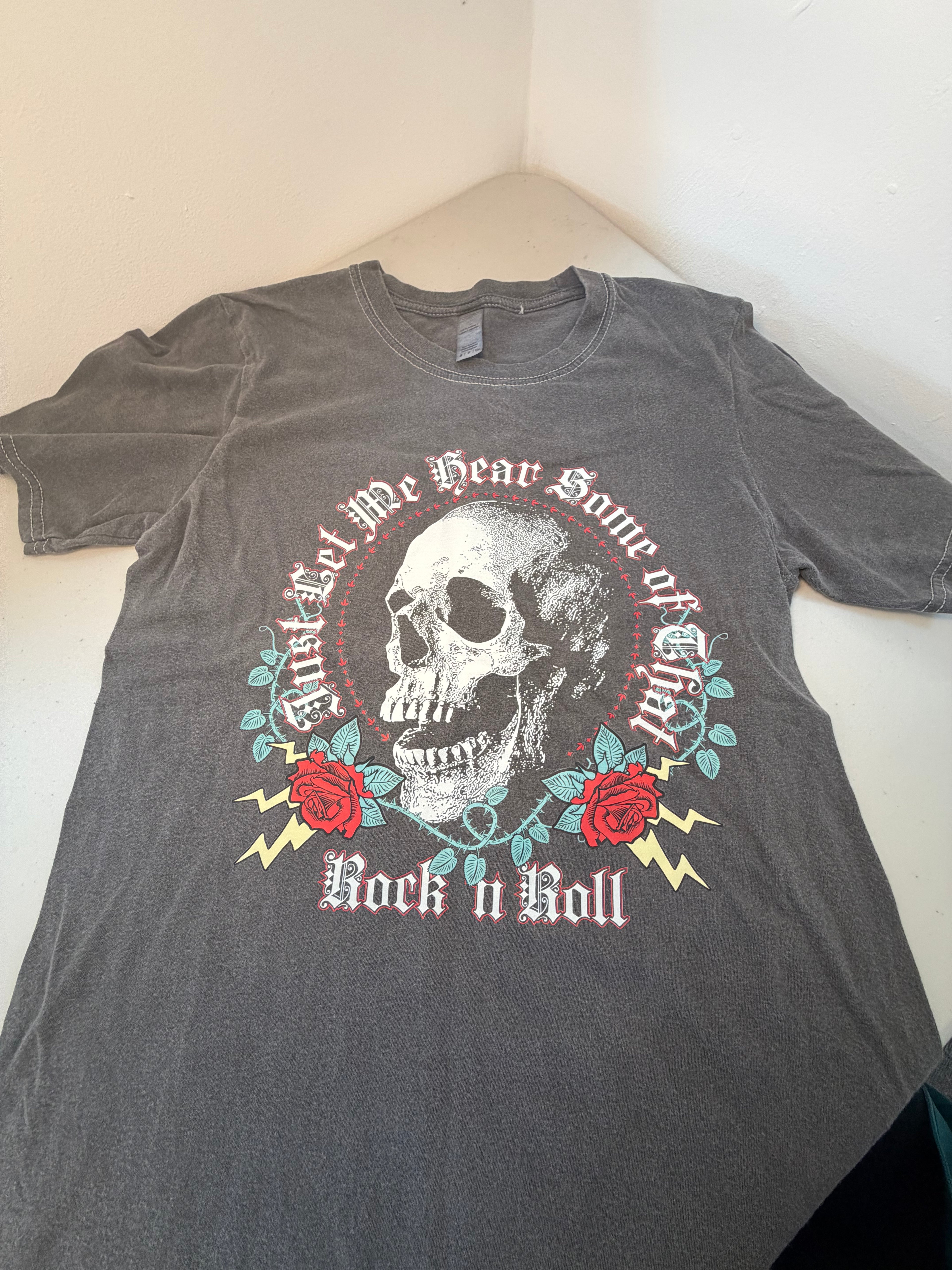 Rock & Roll Skull T-Shirt