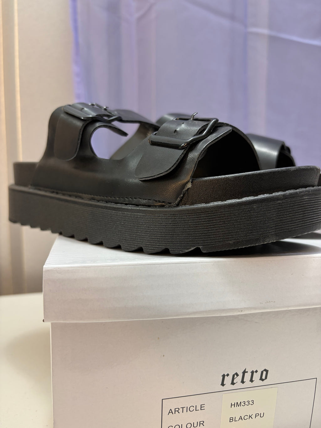 Evie- Double Strap Sandal.