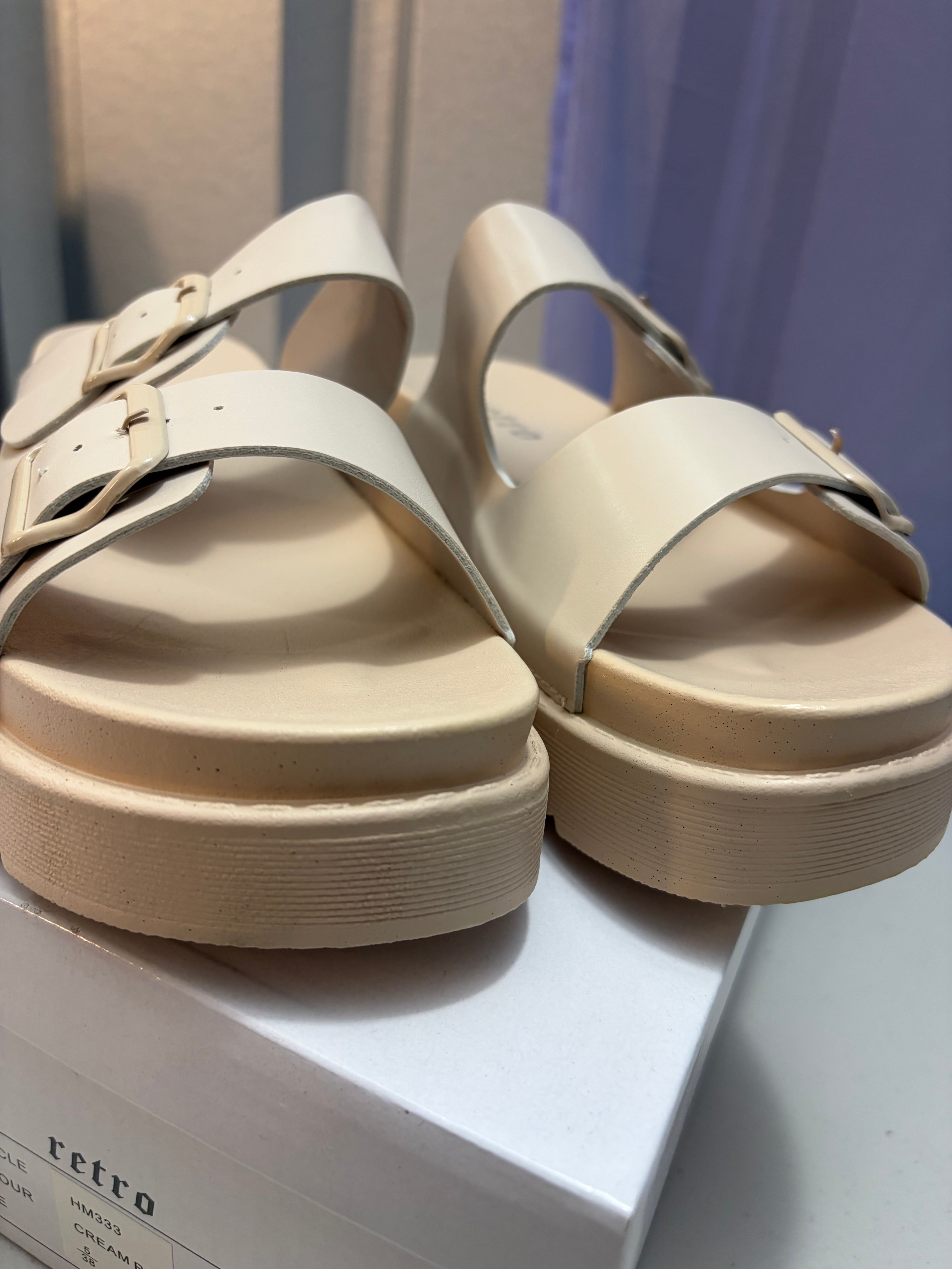 Evie- Double Strap Sandal.