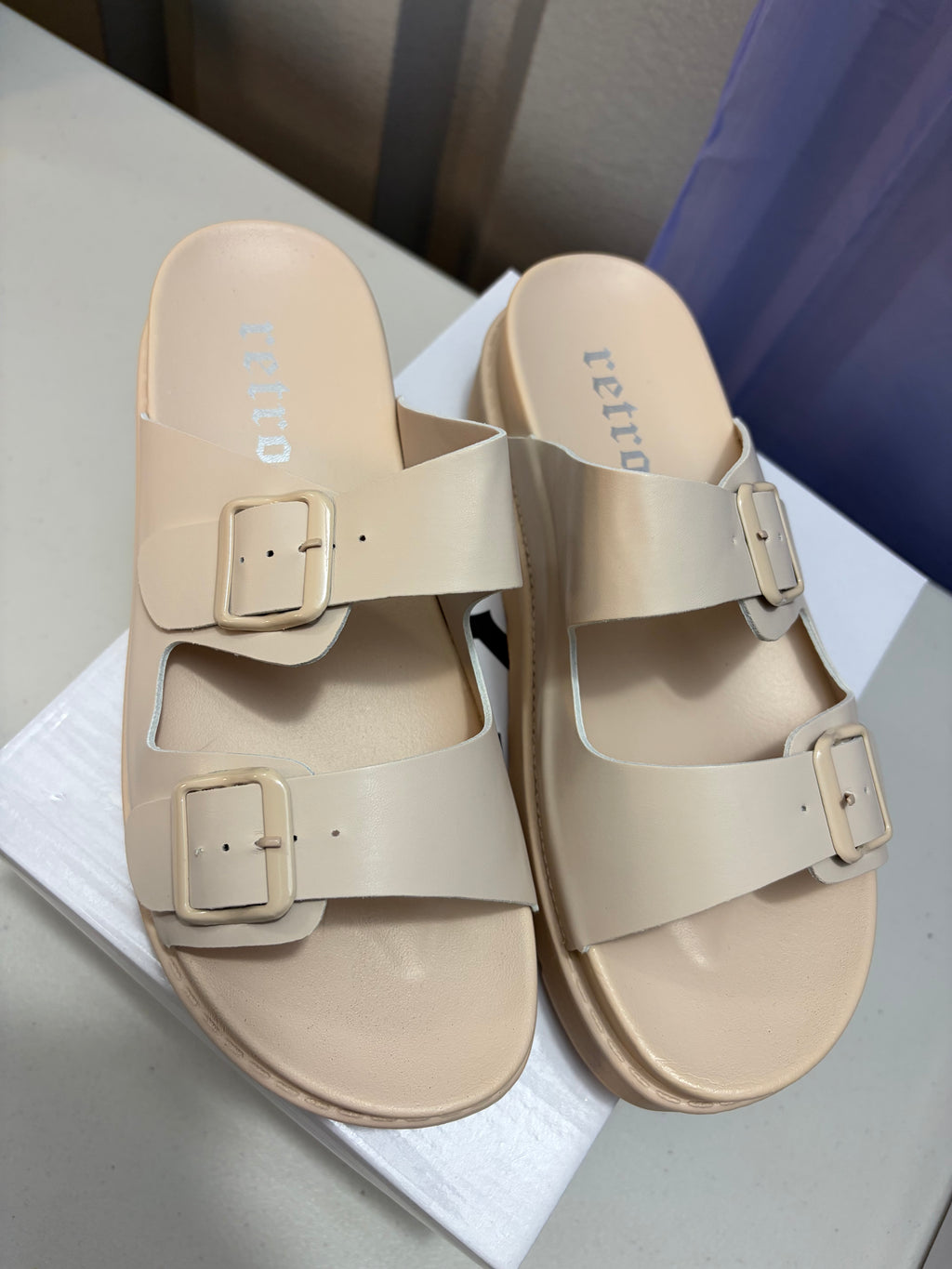 Evie- Double Strap Sandal.
