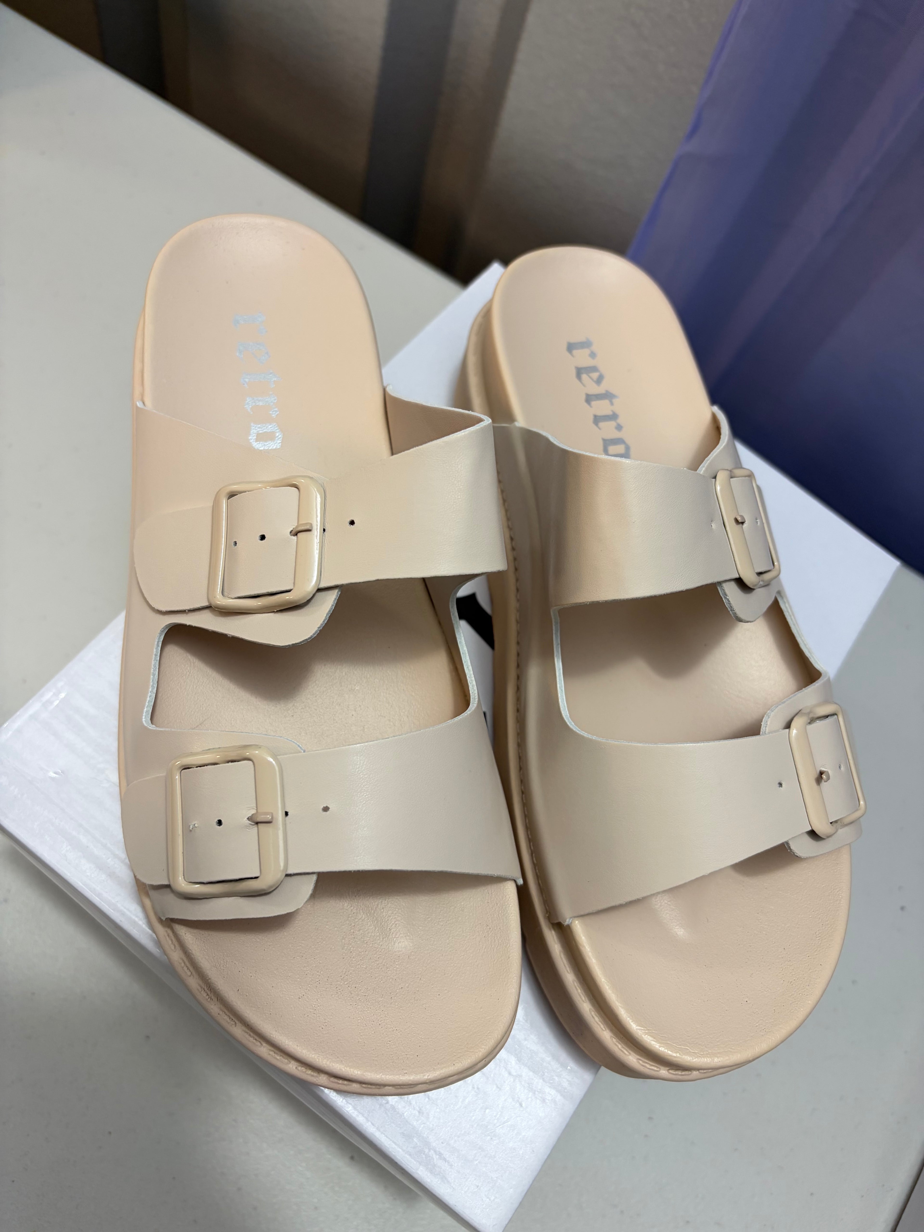 Evie- Double Strap Sandal.
