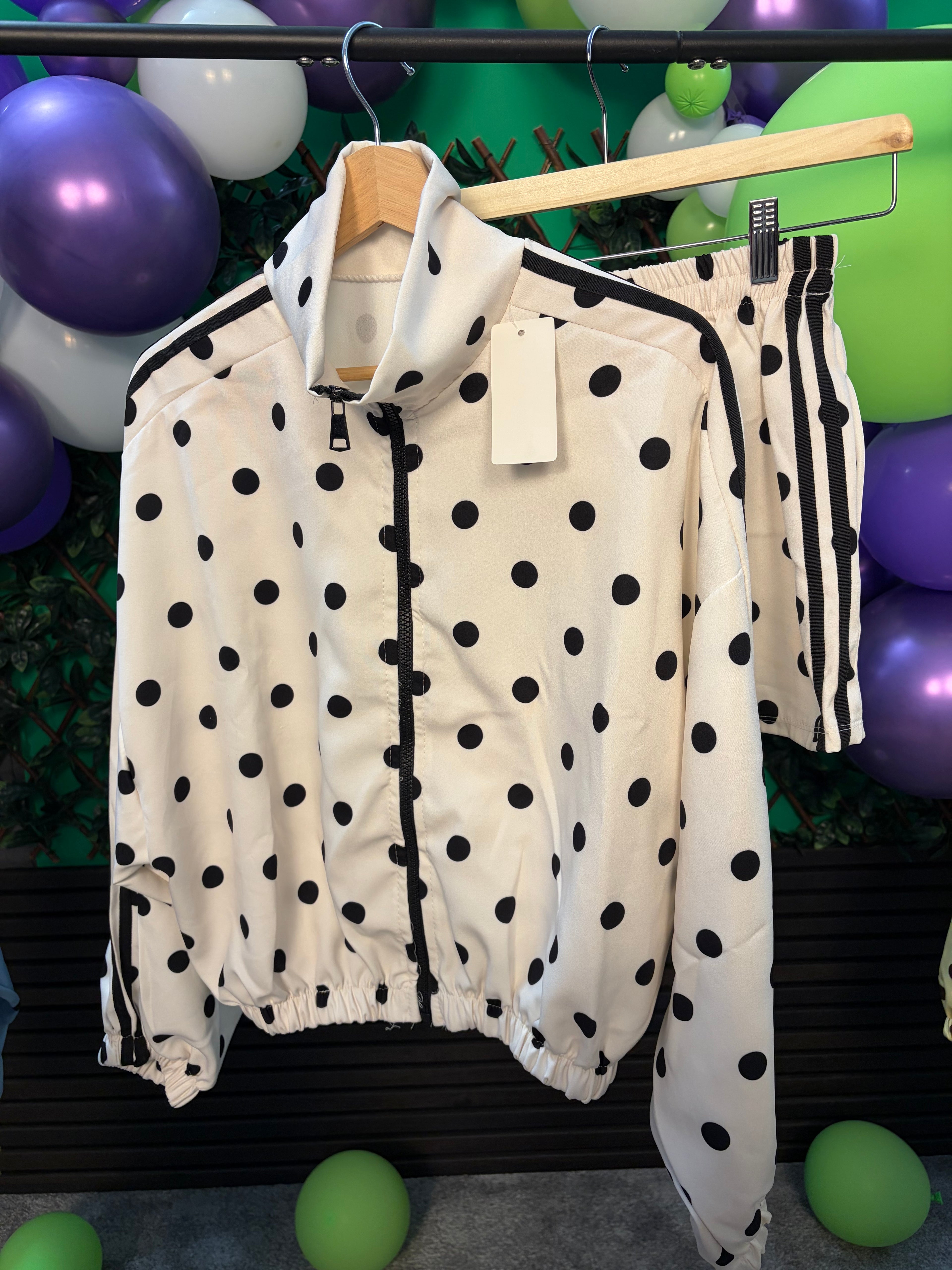 Dottie- Polka Dot Jacket and Shorts