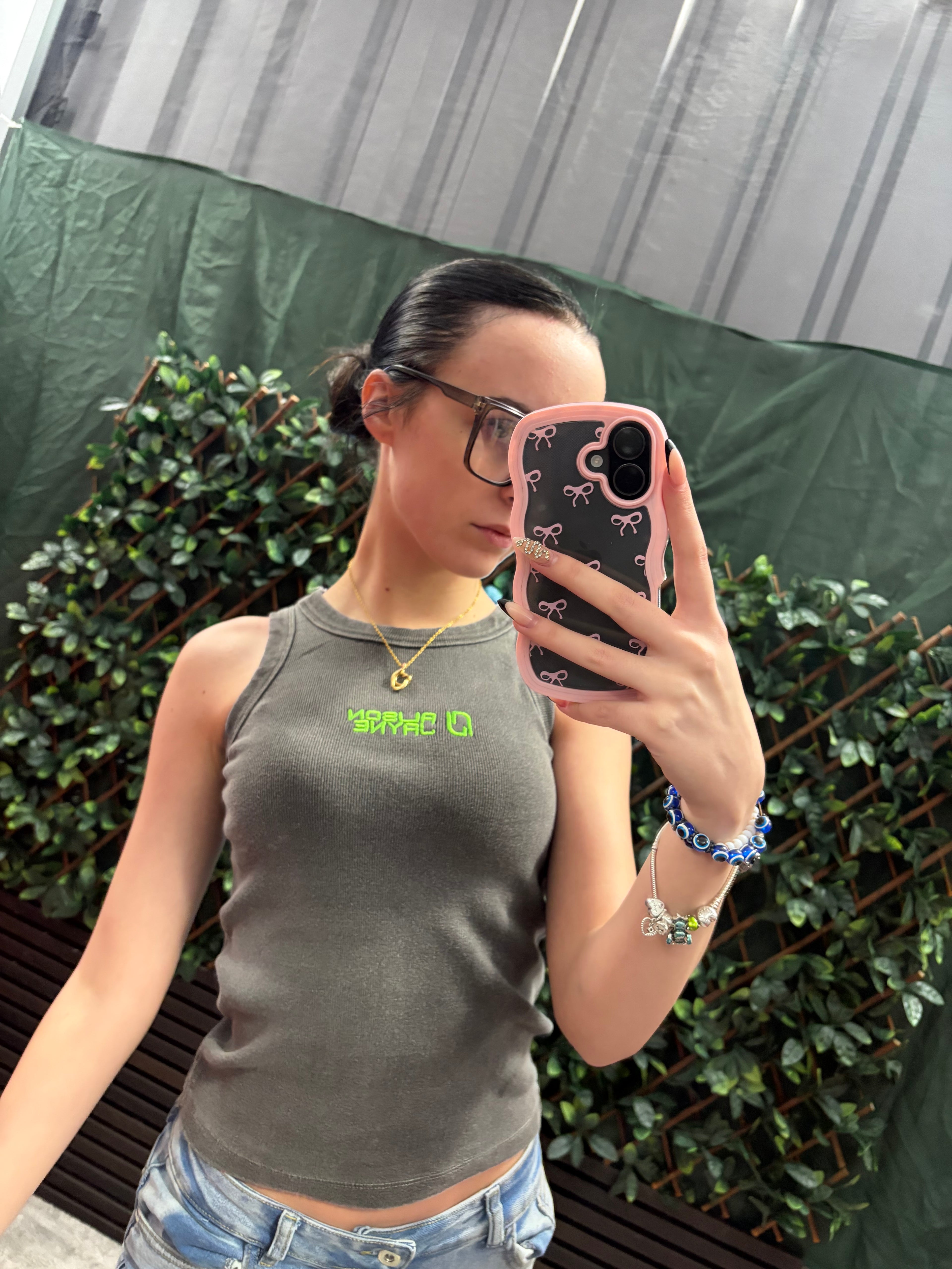 AJ Acid Wash, 350gsm Vest Top.