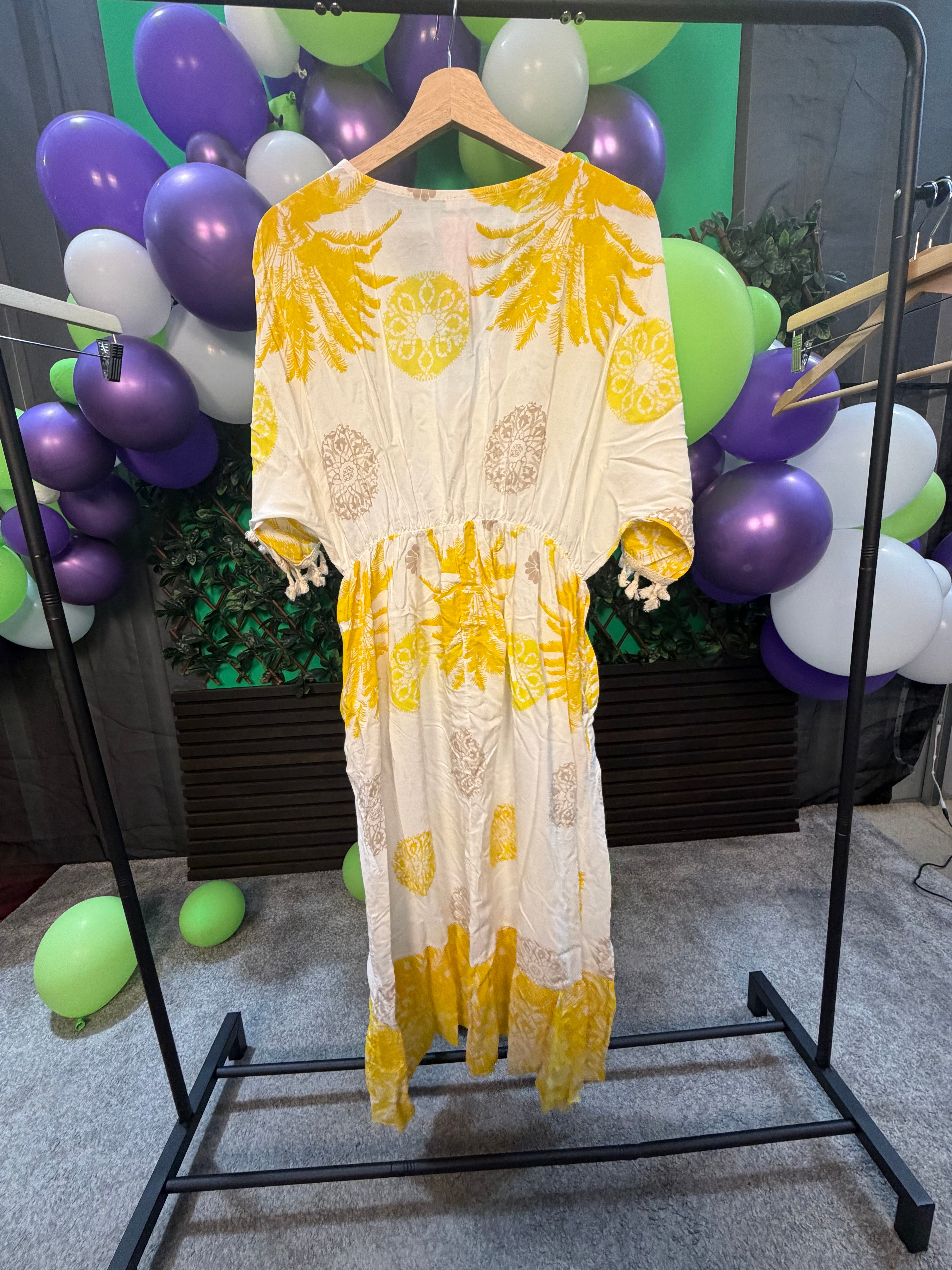 Plus Size Boho Style Midi Dress