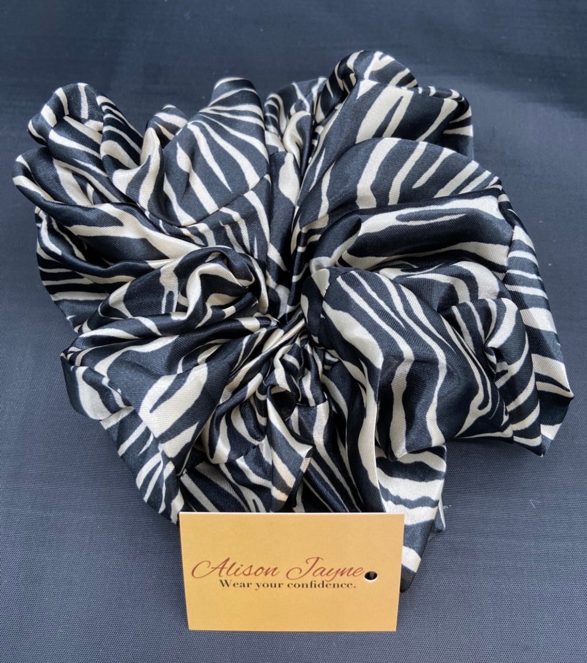 XL Zebra Stripe Scrunchie