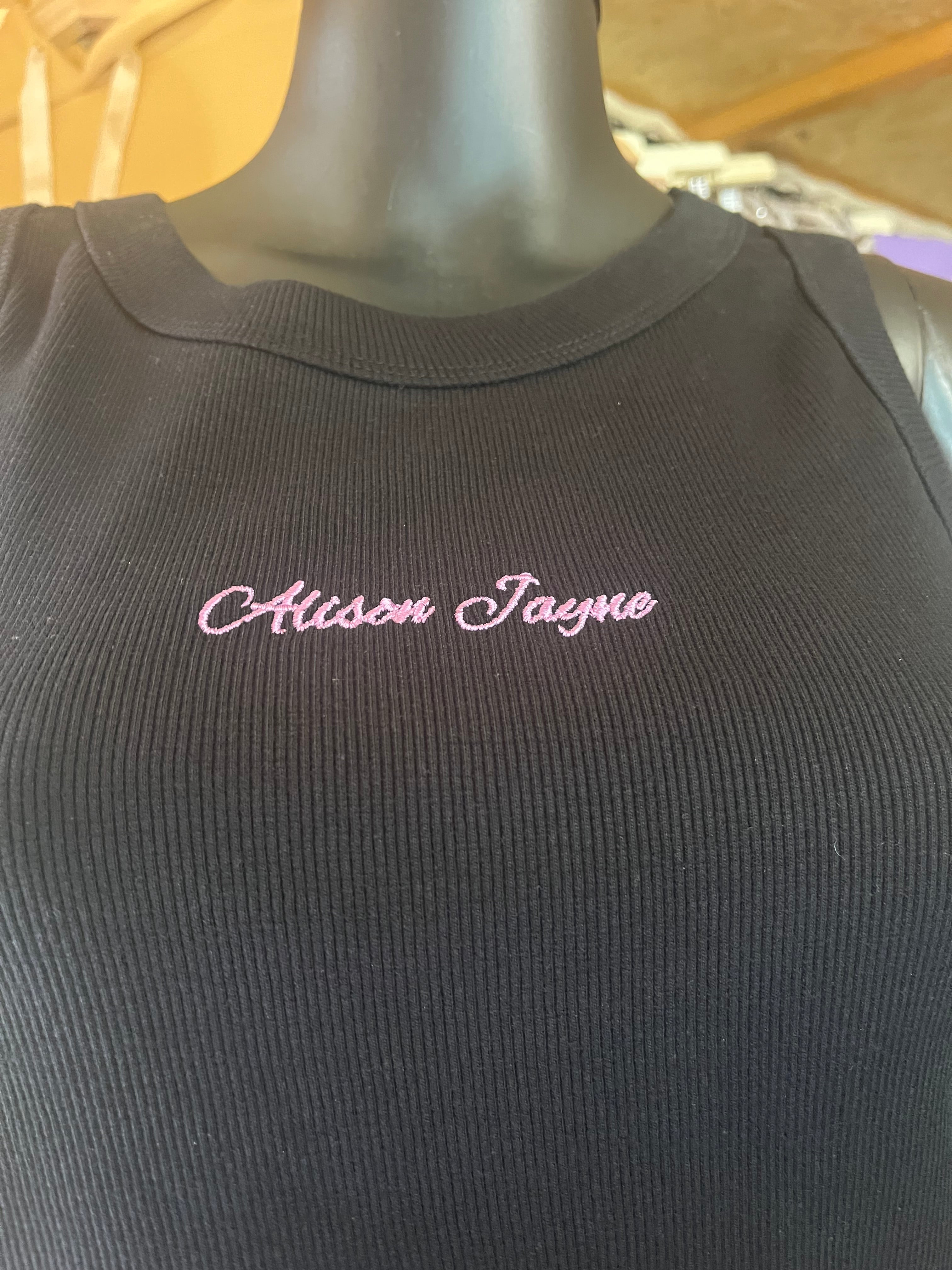 Alison Jayne 350GSM Vest Top.