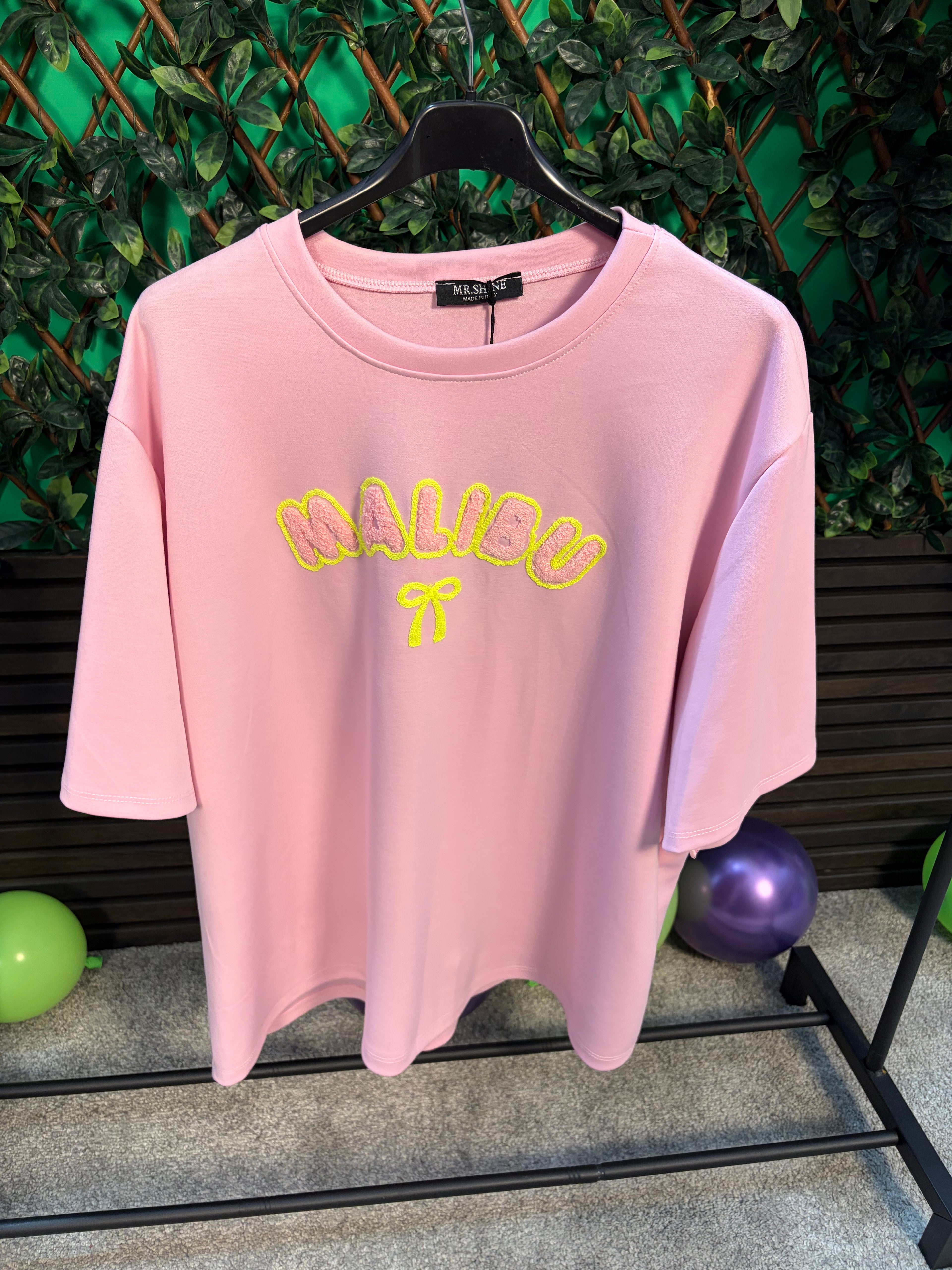 PLUS SIZE “Malibu” Soft feel, scuba style t-shirt (16-24).