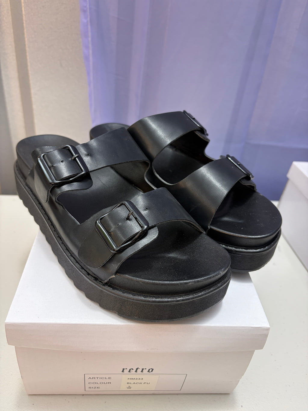 Evie- Double Strap Sandal.