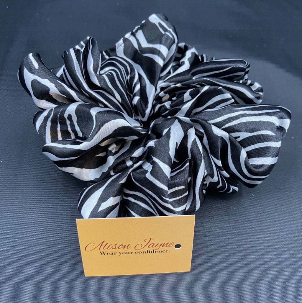 XL Zebra Stripe Scrunchie
