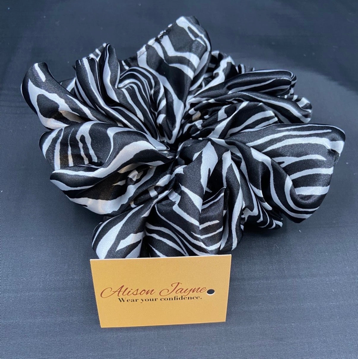XL Zebra Stripe Scrunchie