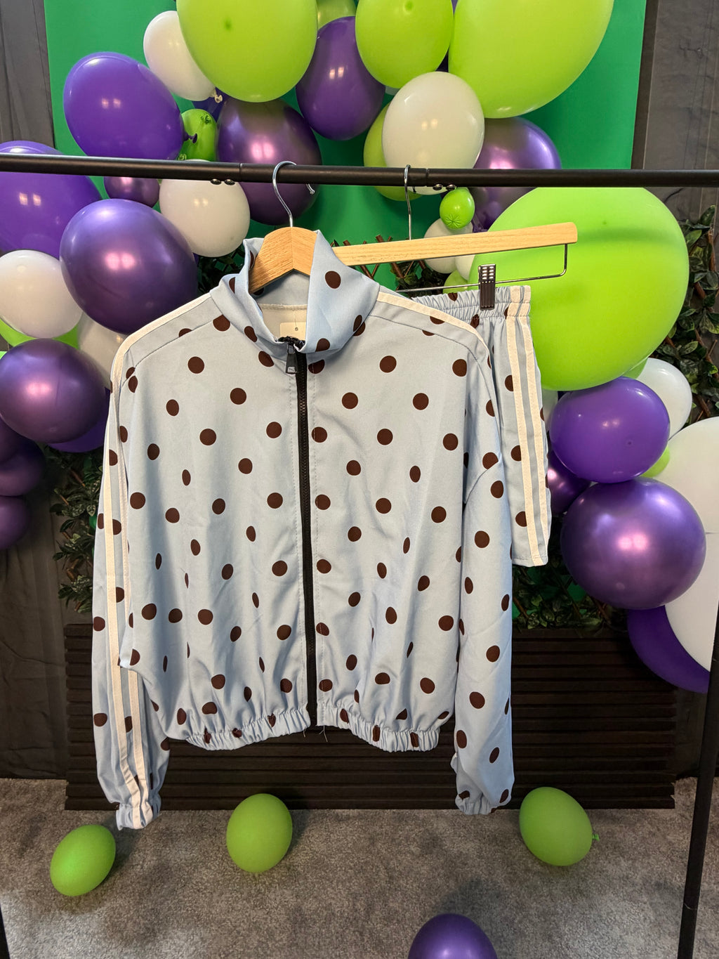 Dottie- Polka Dot Jacket and Shorts