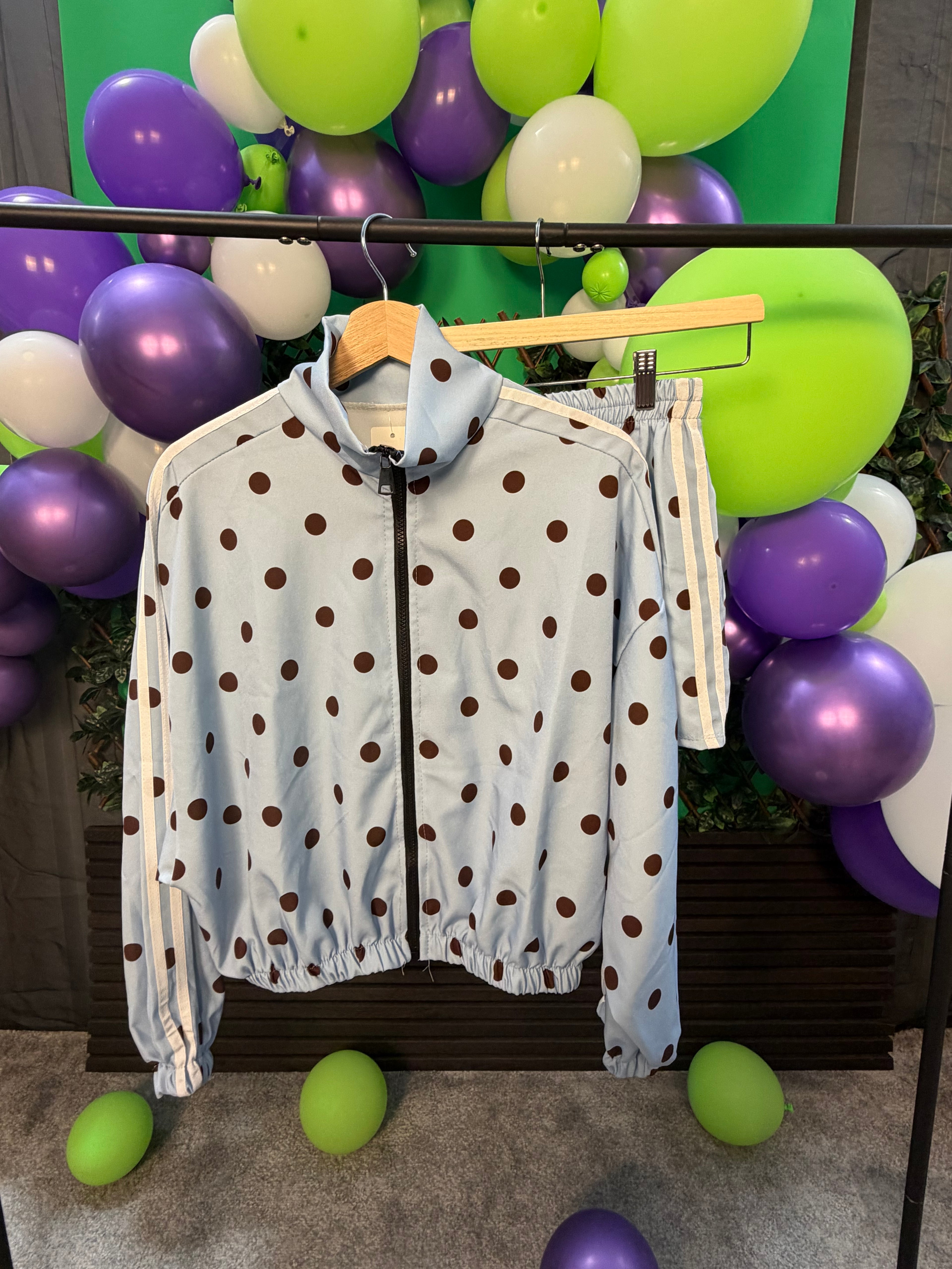 Dottie- Polka Dot Jacket and Shorts
