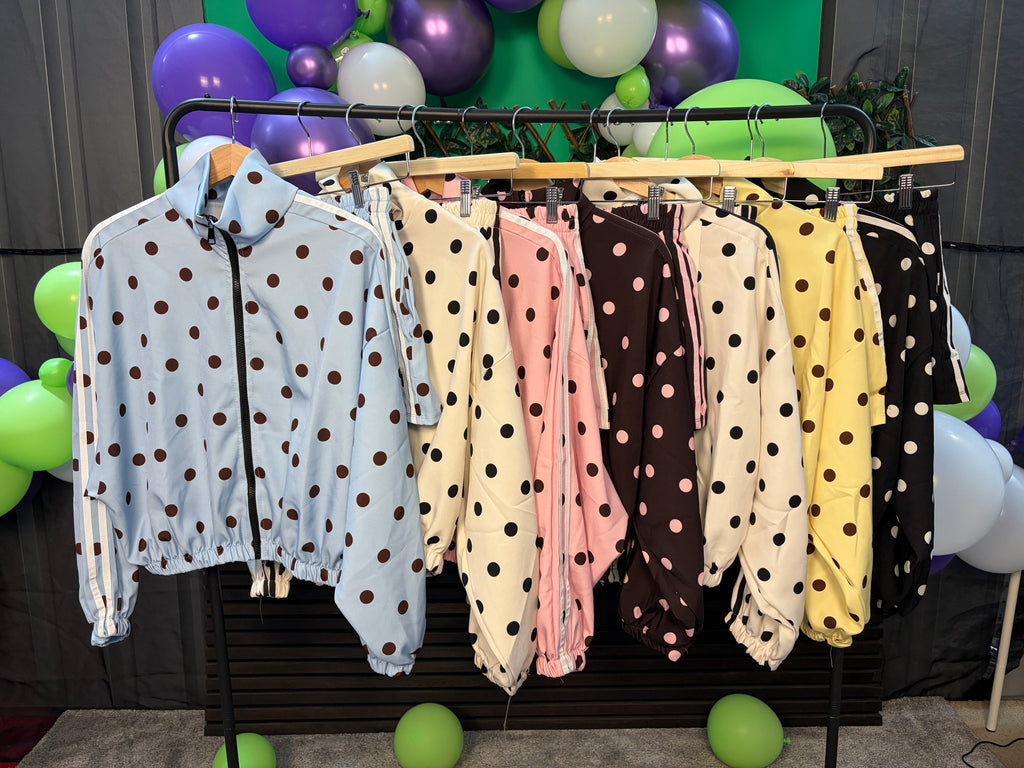Dottie- Polka Dot Jacket and Shorts