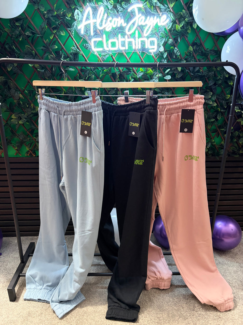 AJ Fleece Lined Joggers. (Sweatshirts Also Available)