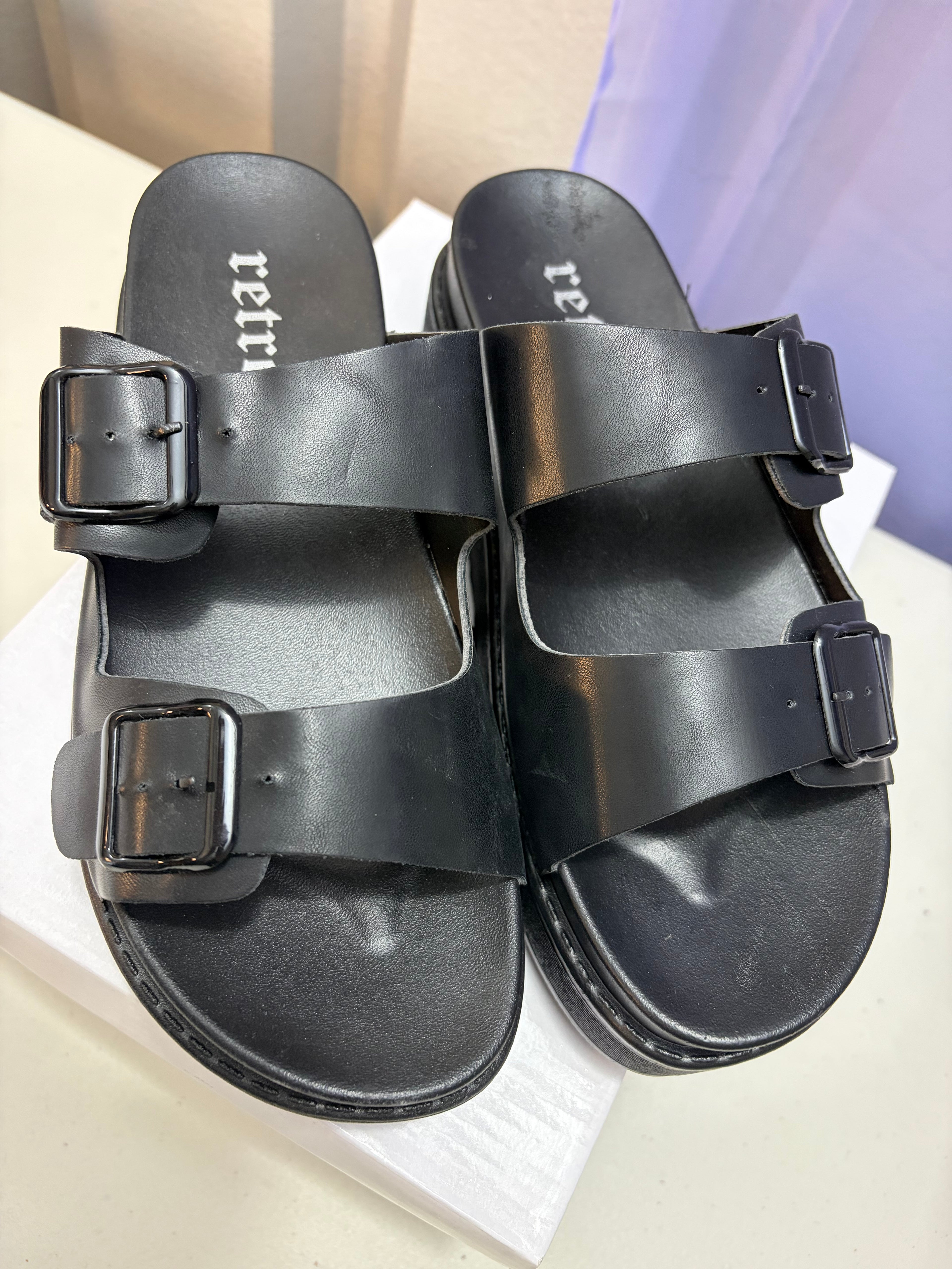 Evie- Double Strap Sandal.