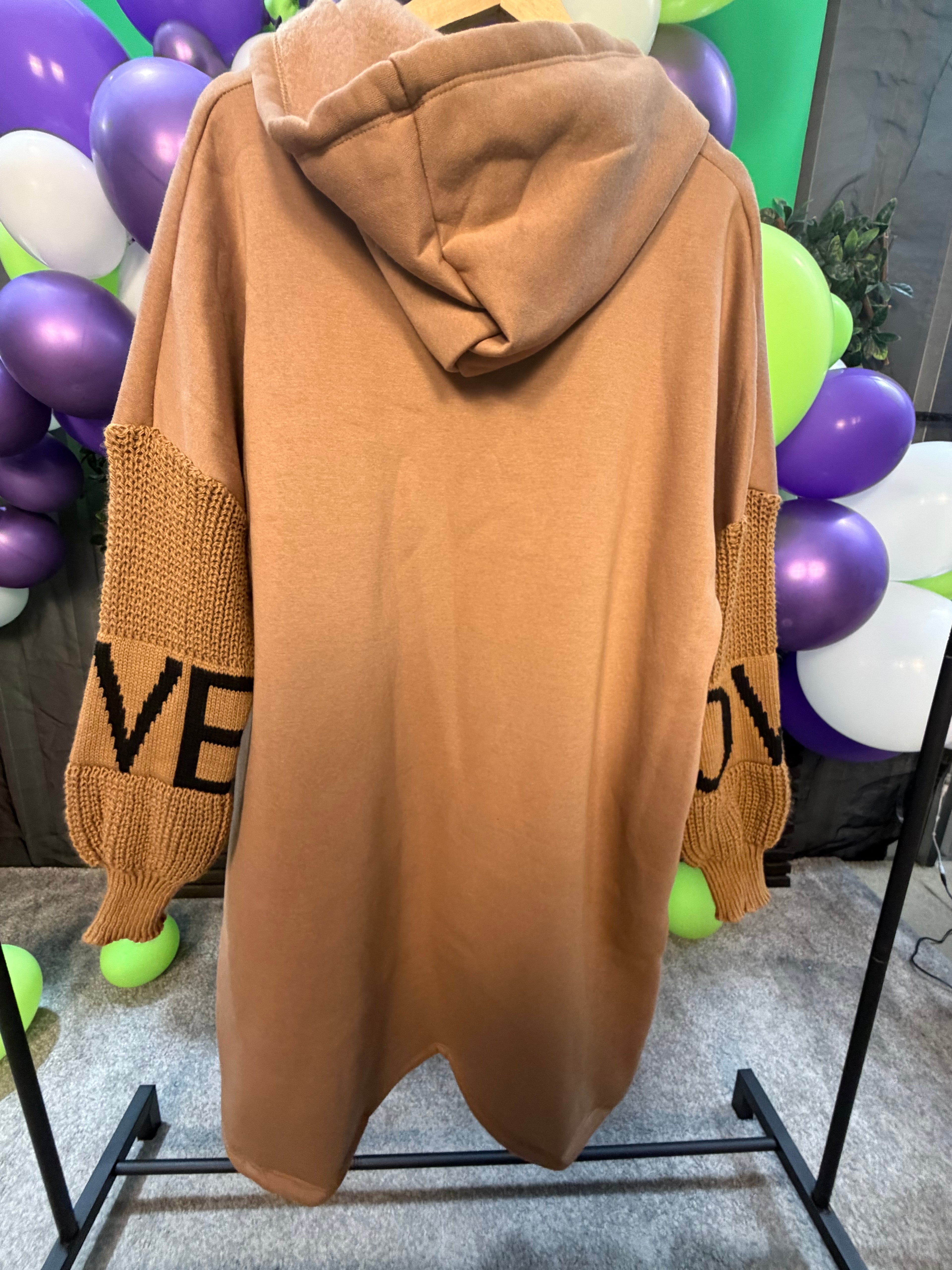 Oversized, Zip Up Hoodie
