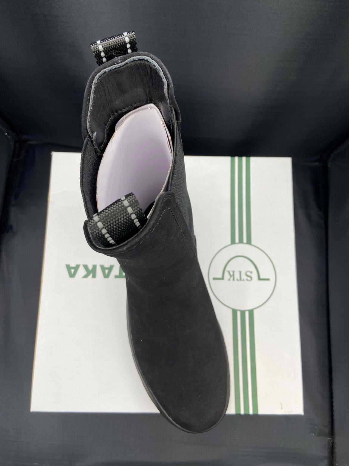 Suede-look, ankle boots.