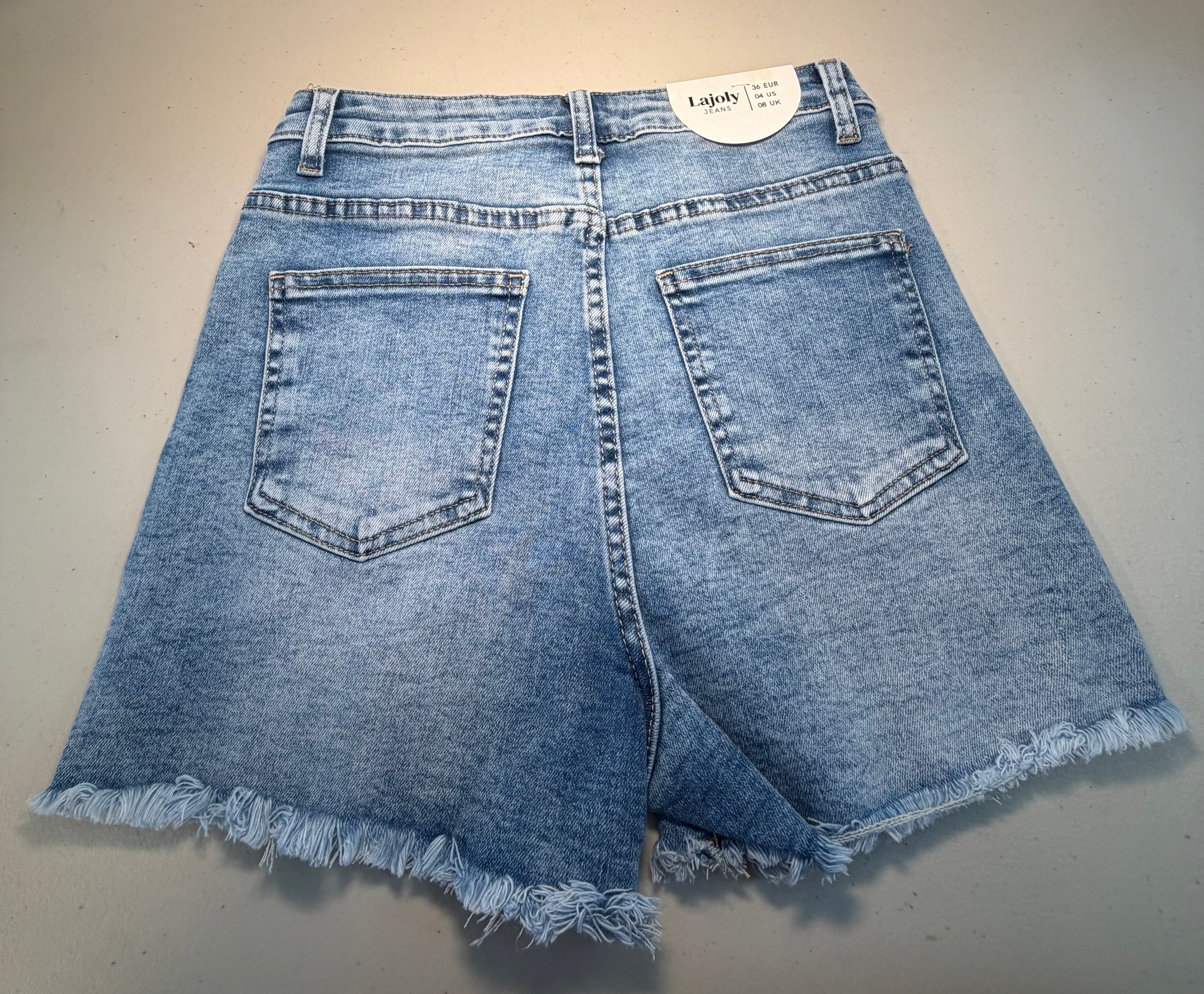 Diamond & Pearl Denim Shorts