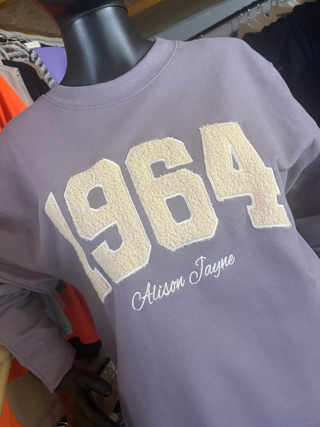 Alison Jayne: Class of 64' "1964" Sweatshirt.