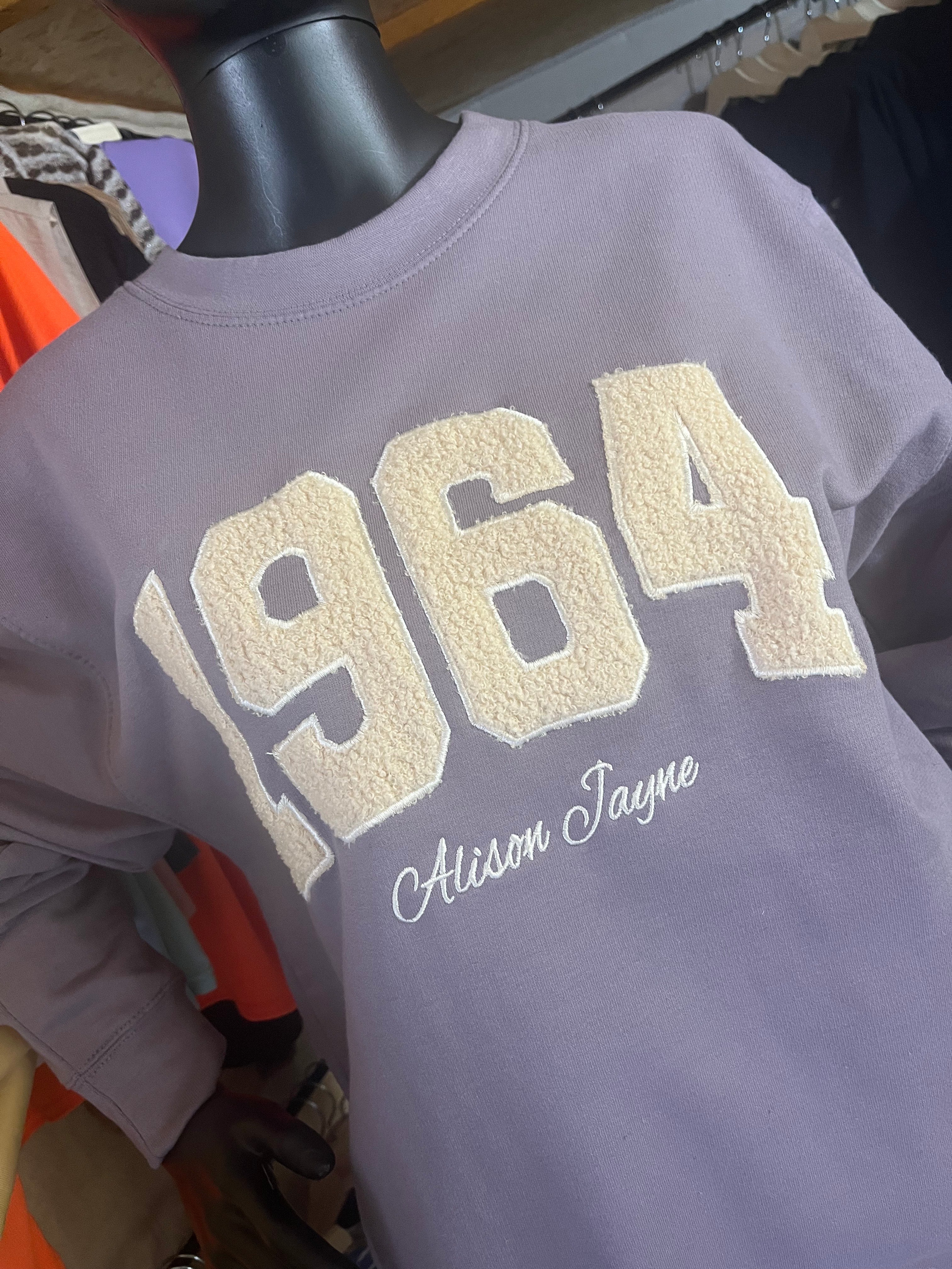 Alison Jayne: Class of 64' "1964" Sweatshirt.